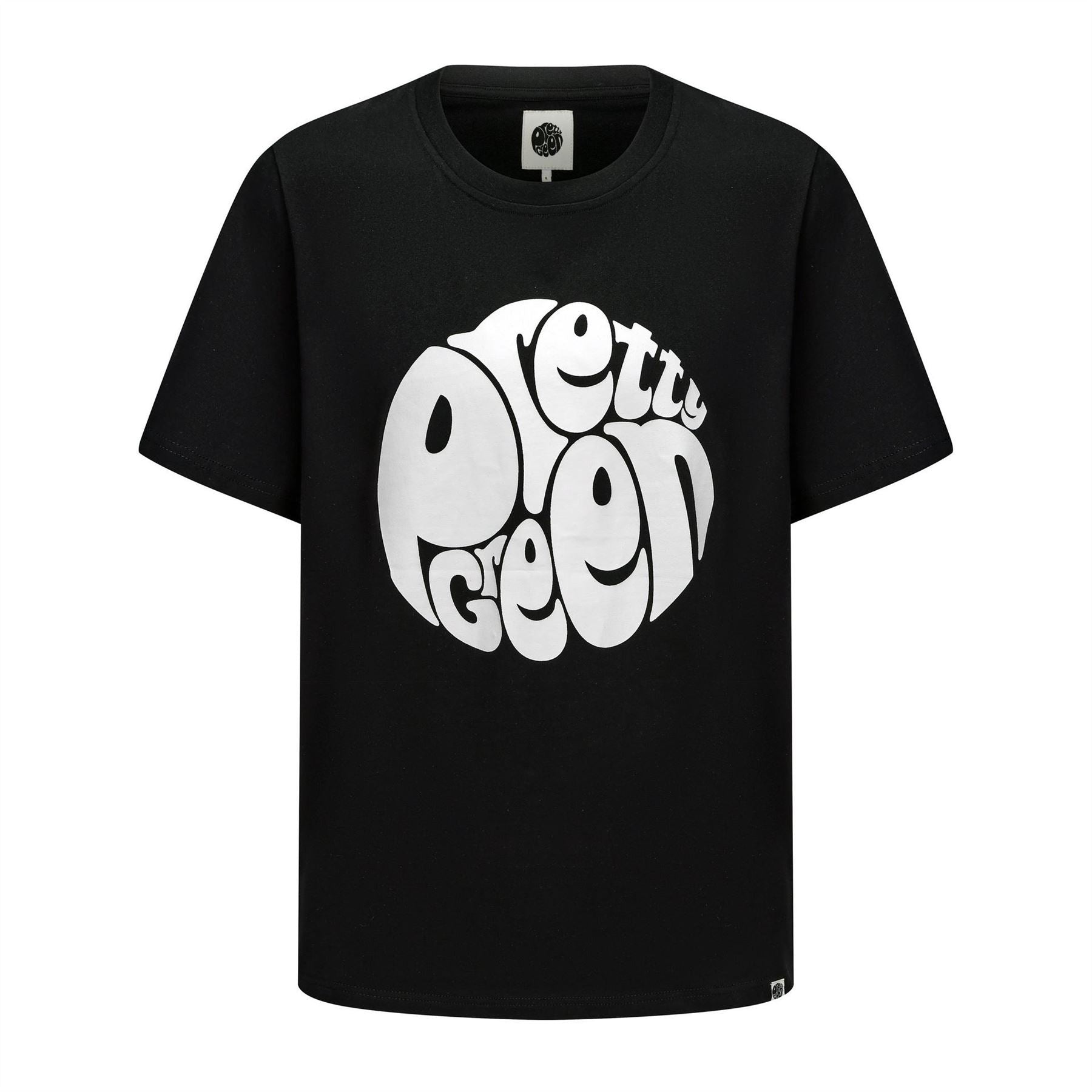 Pretty Green Mens Green Large Logo Tee