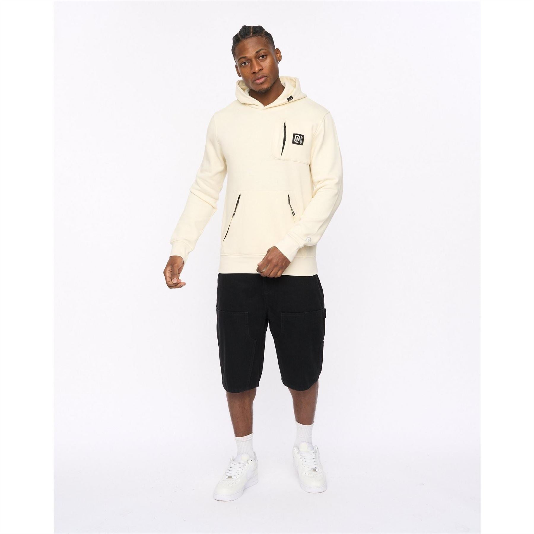 Crosshatch Portville Hooded Neck Long Sleeve Sweatshirt