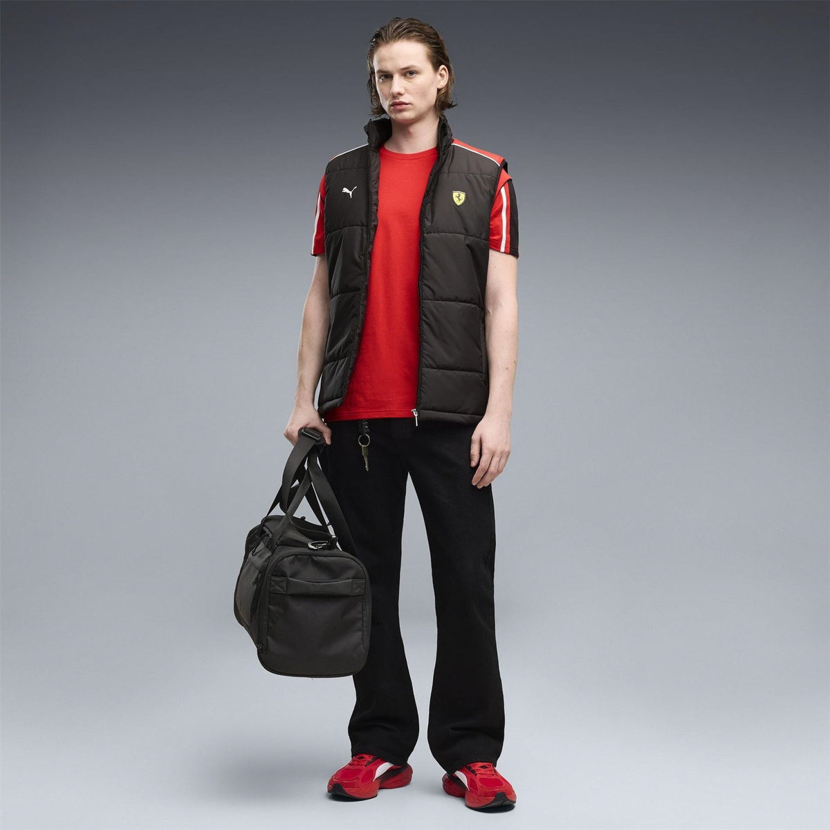 Puma Ferrari Crew Neck Short Sleeve Competition T-Shirt