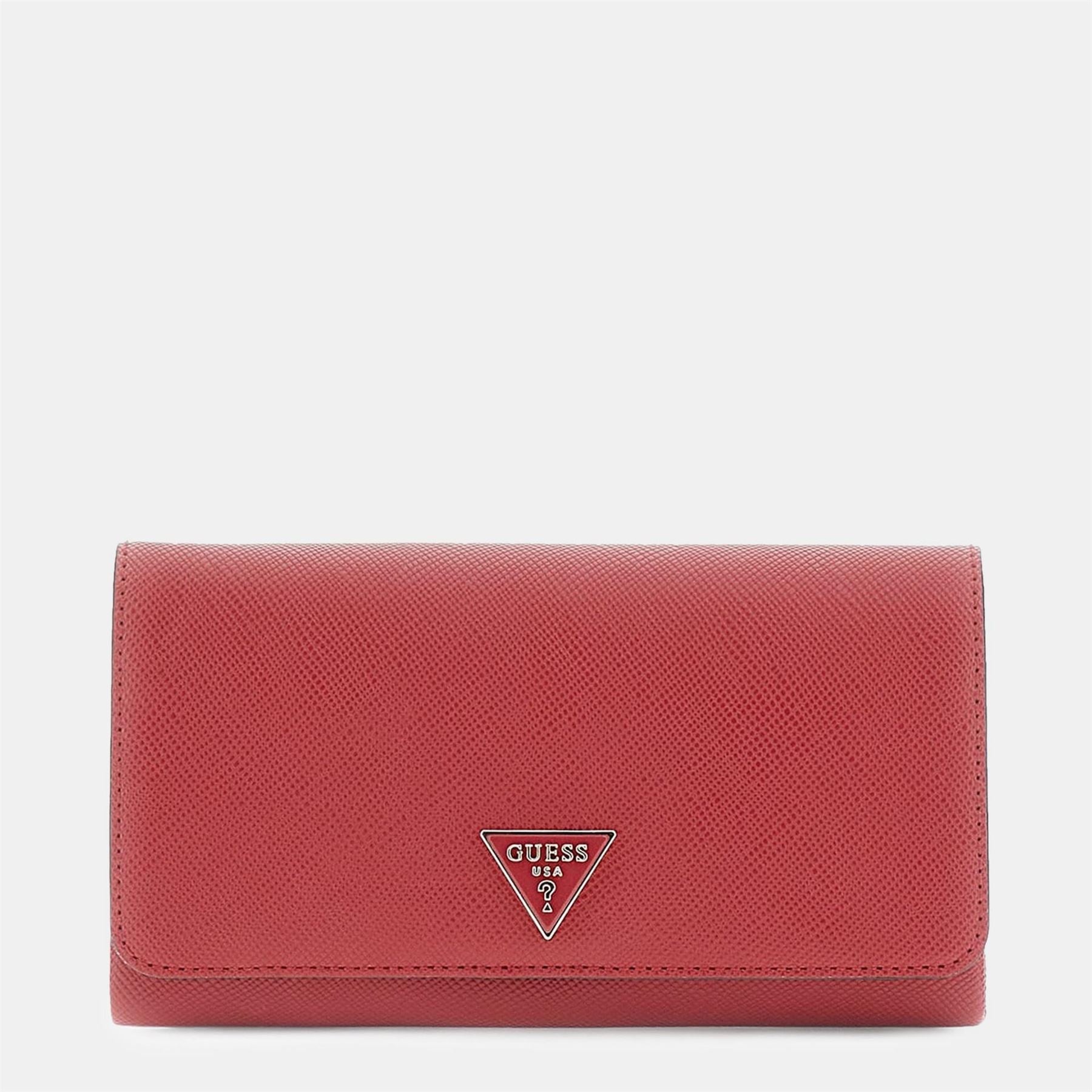 Guess Flip Closure Clutch with Logo