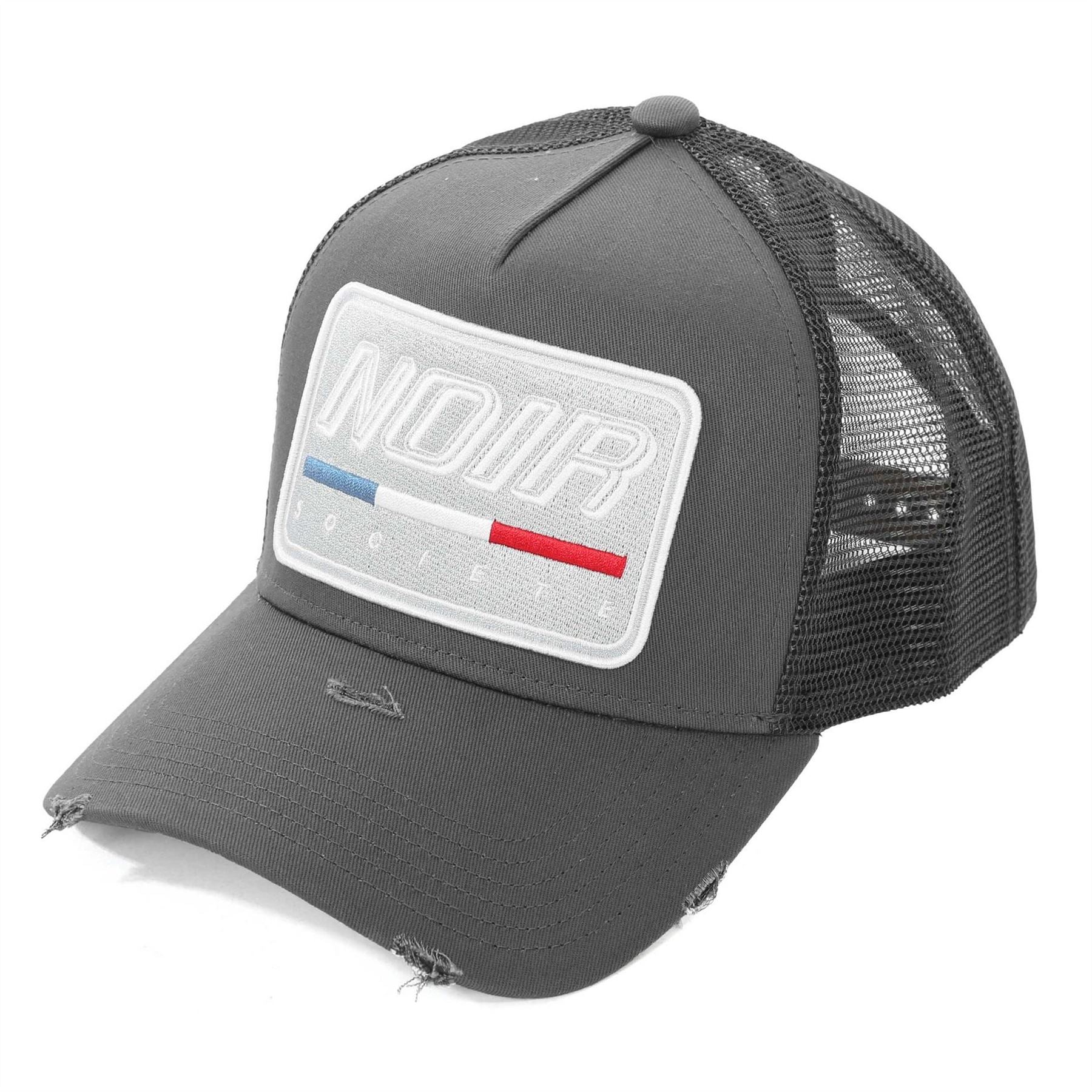 Societe Noir Paris Lettering Trucker Cap