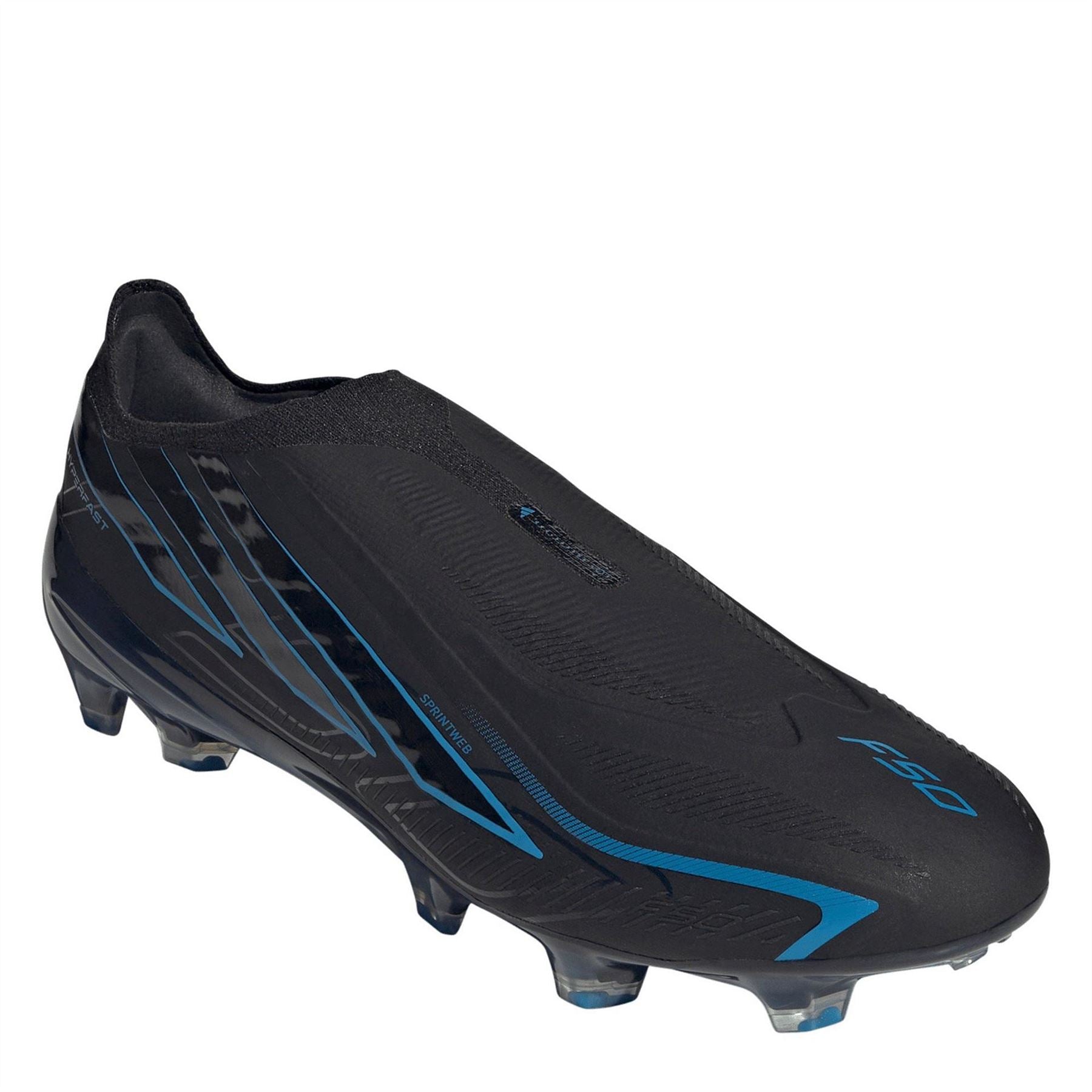 adidas Mens Hyperfast Elite Laceless Firm Ground Football Boots
