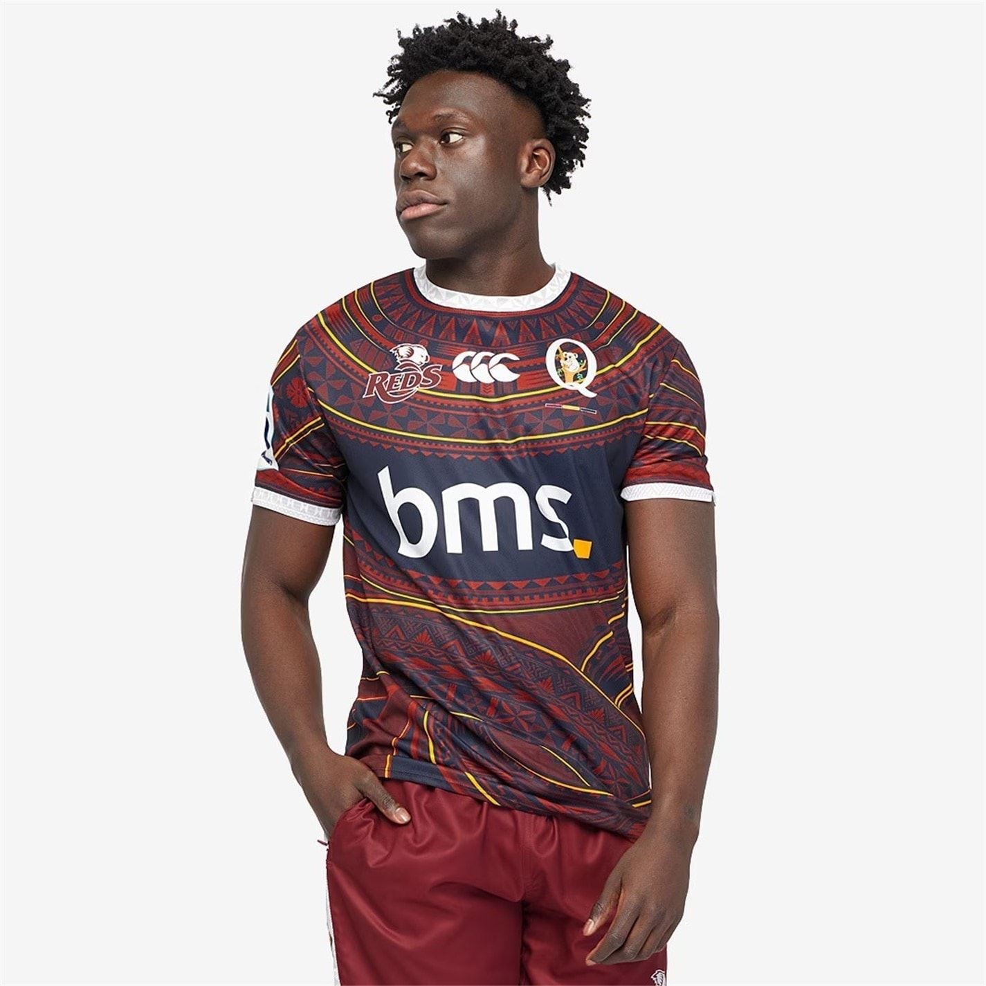 Canterbury Queensland Reds Warm Up T-Shirt 2025 Adults