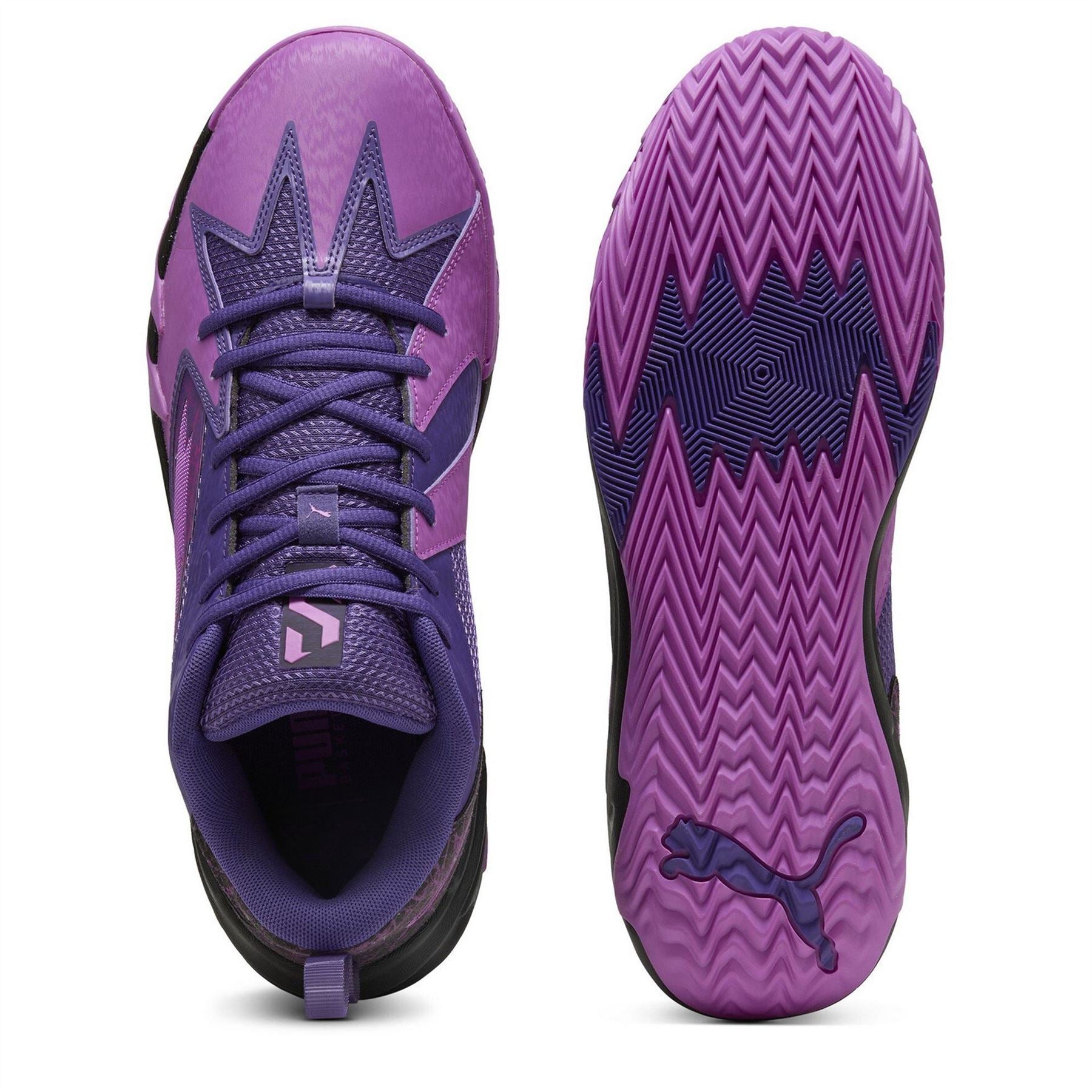 Puma Scoot Zeros Purple Lightning Basketball Trainers