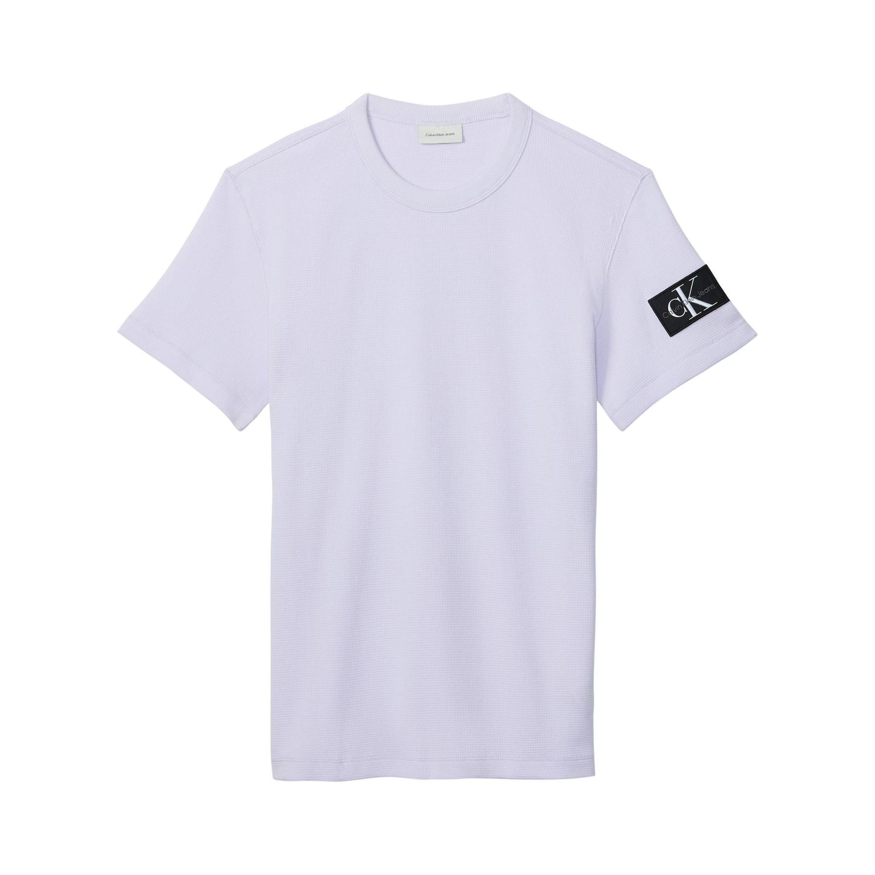 Calvin Klein Jeans Waffle Regular Fit Crew Neck T-Shirt