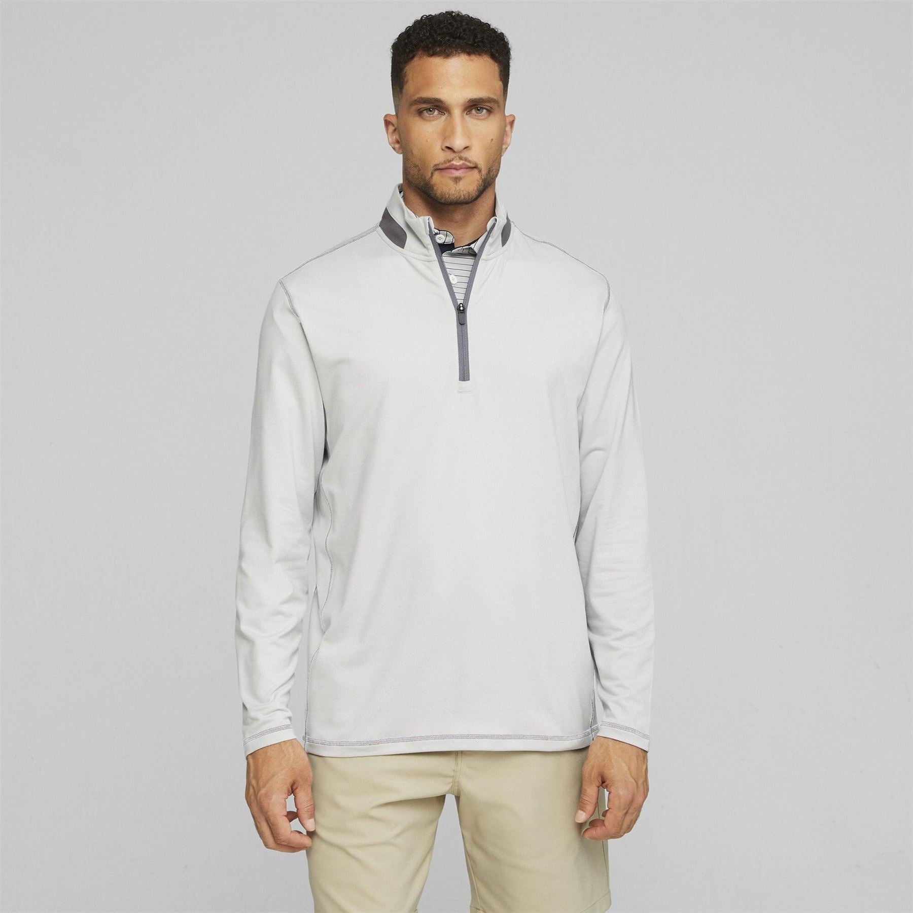 Puma Mens Lightweight Quarter Zip Jumper