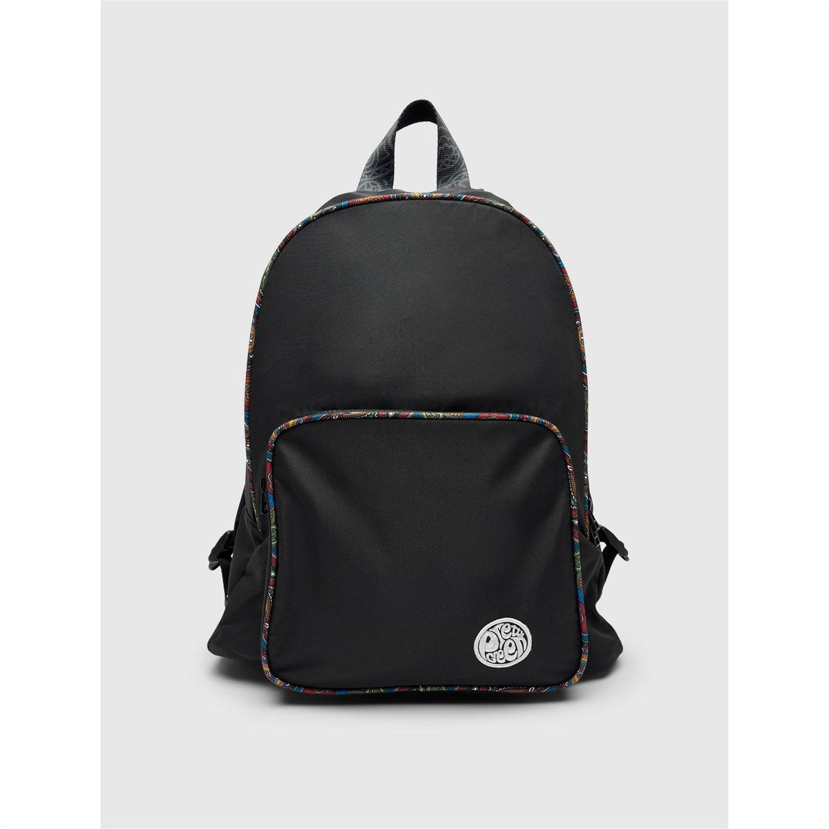 Pretty Green Bramhall Rectangle Shape Backpack with Logo Badge