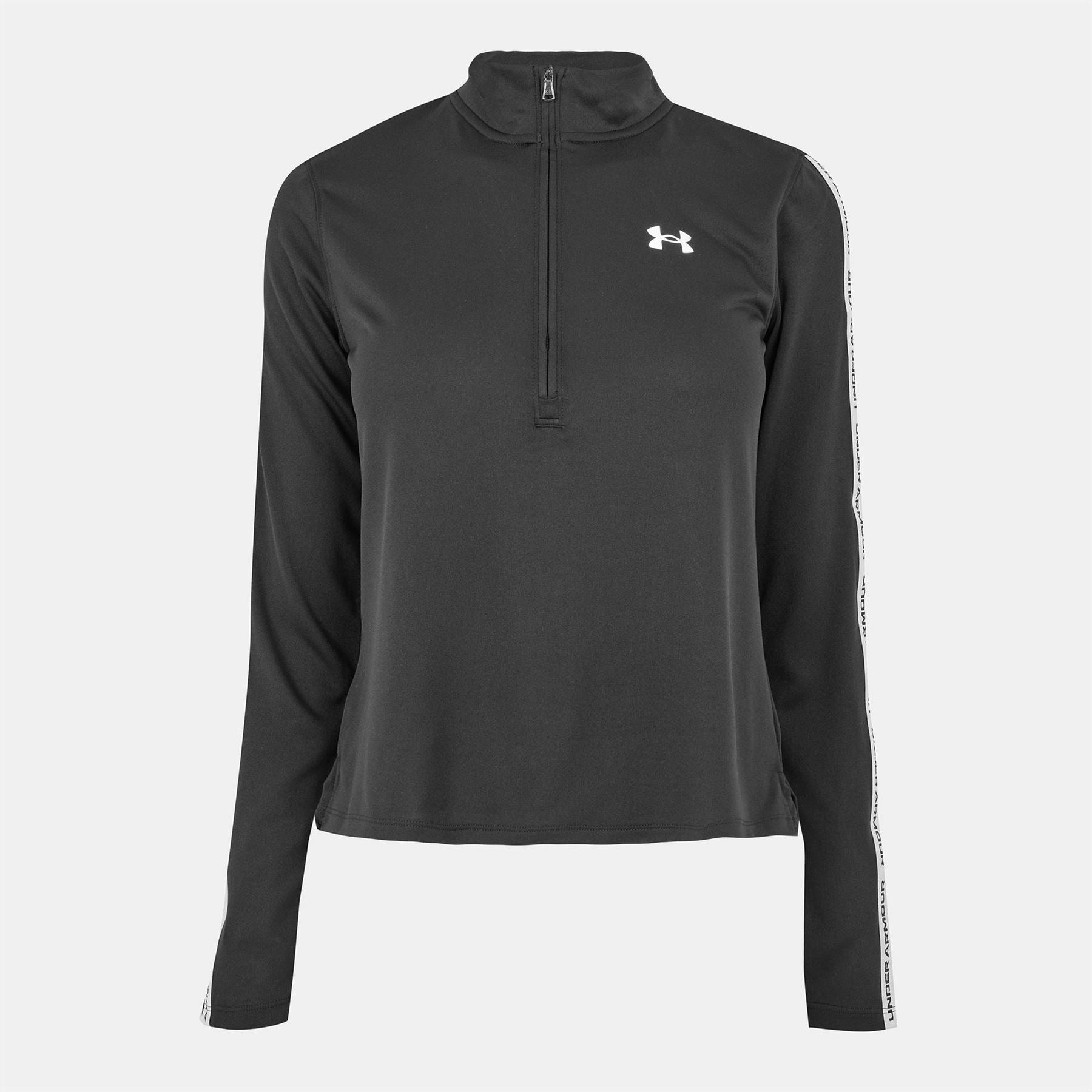 Under Armour Tech Long Sleeve Zip Neck High Collar Athletic Top