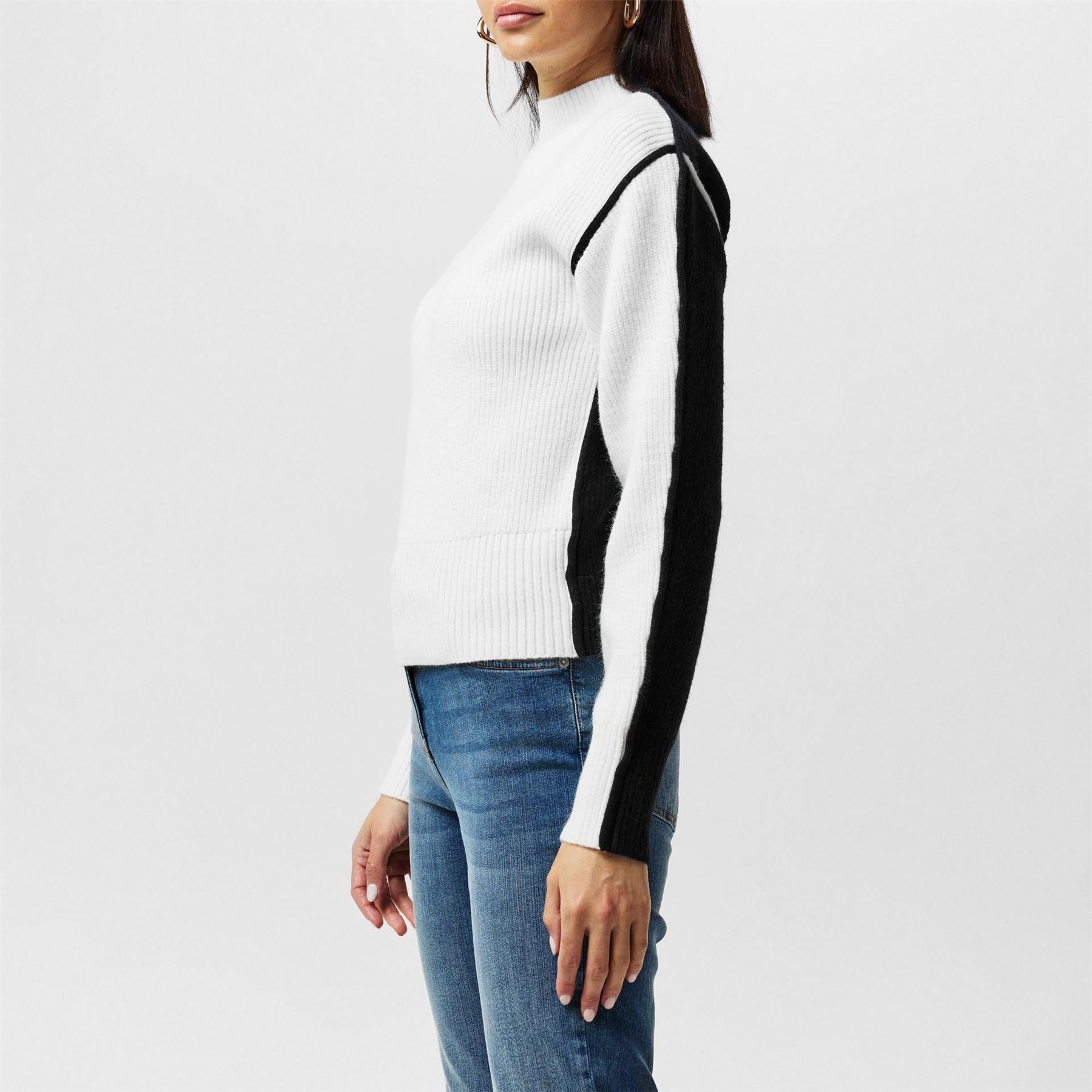 French Connection Mock Neck Relaxed Fit Sweater