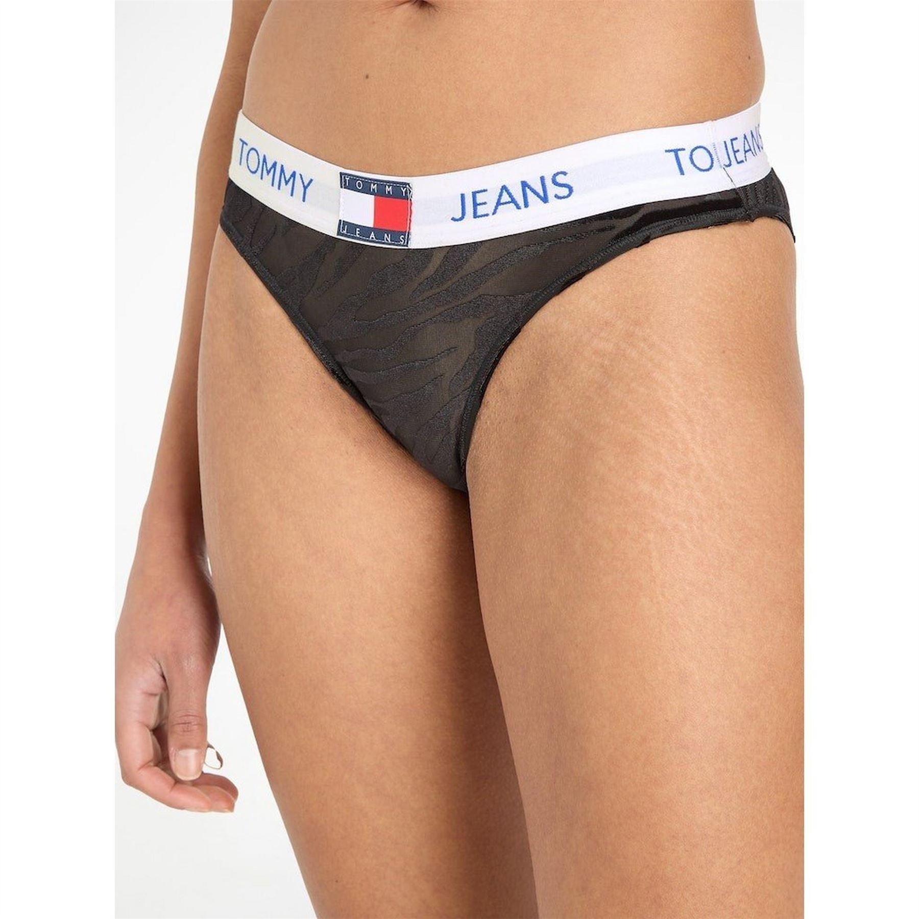 Tommy Hilfiger Zebra Patterned Thong