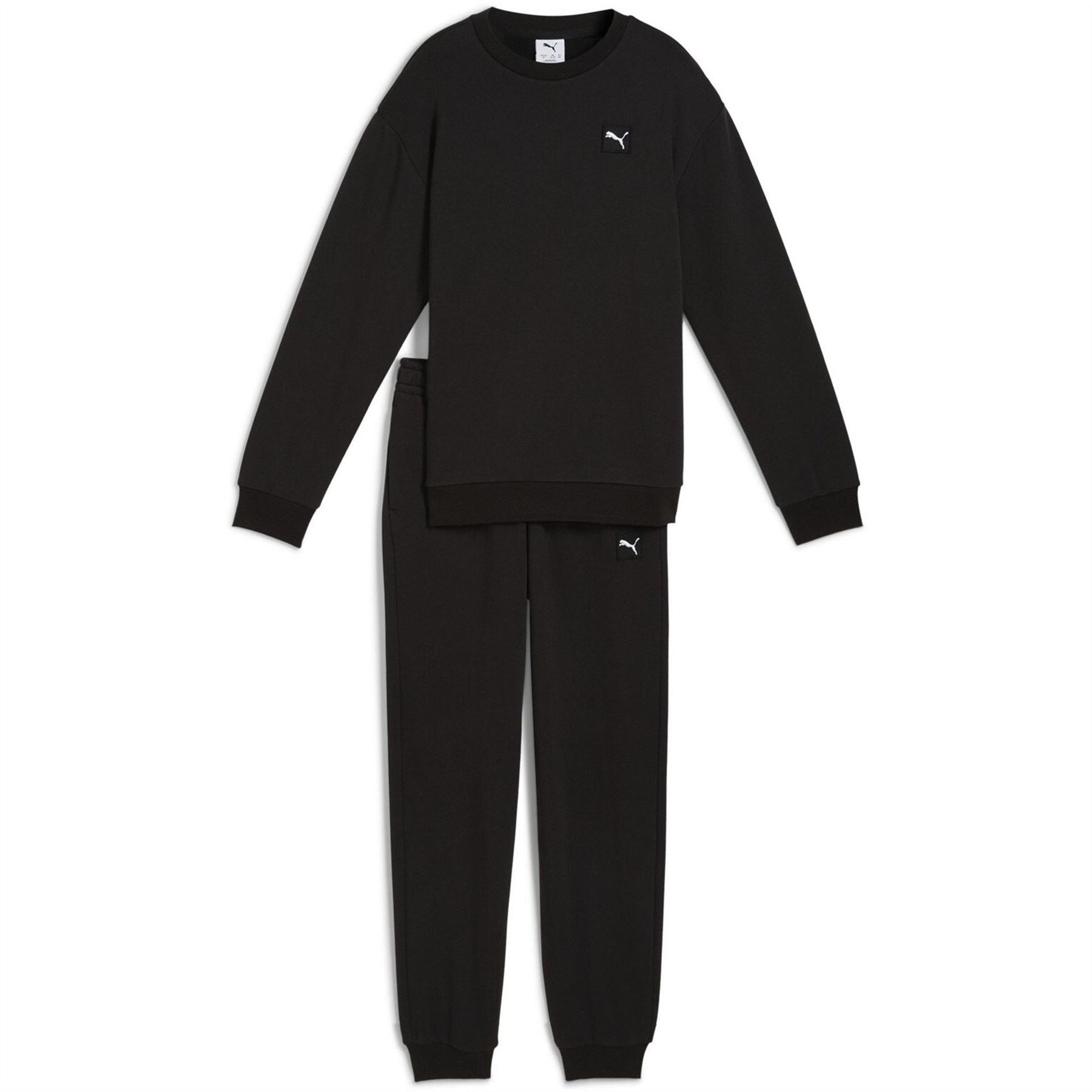 Puma Kids Elevated Relaxed Crew Fleece Tracksuit