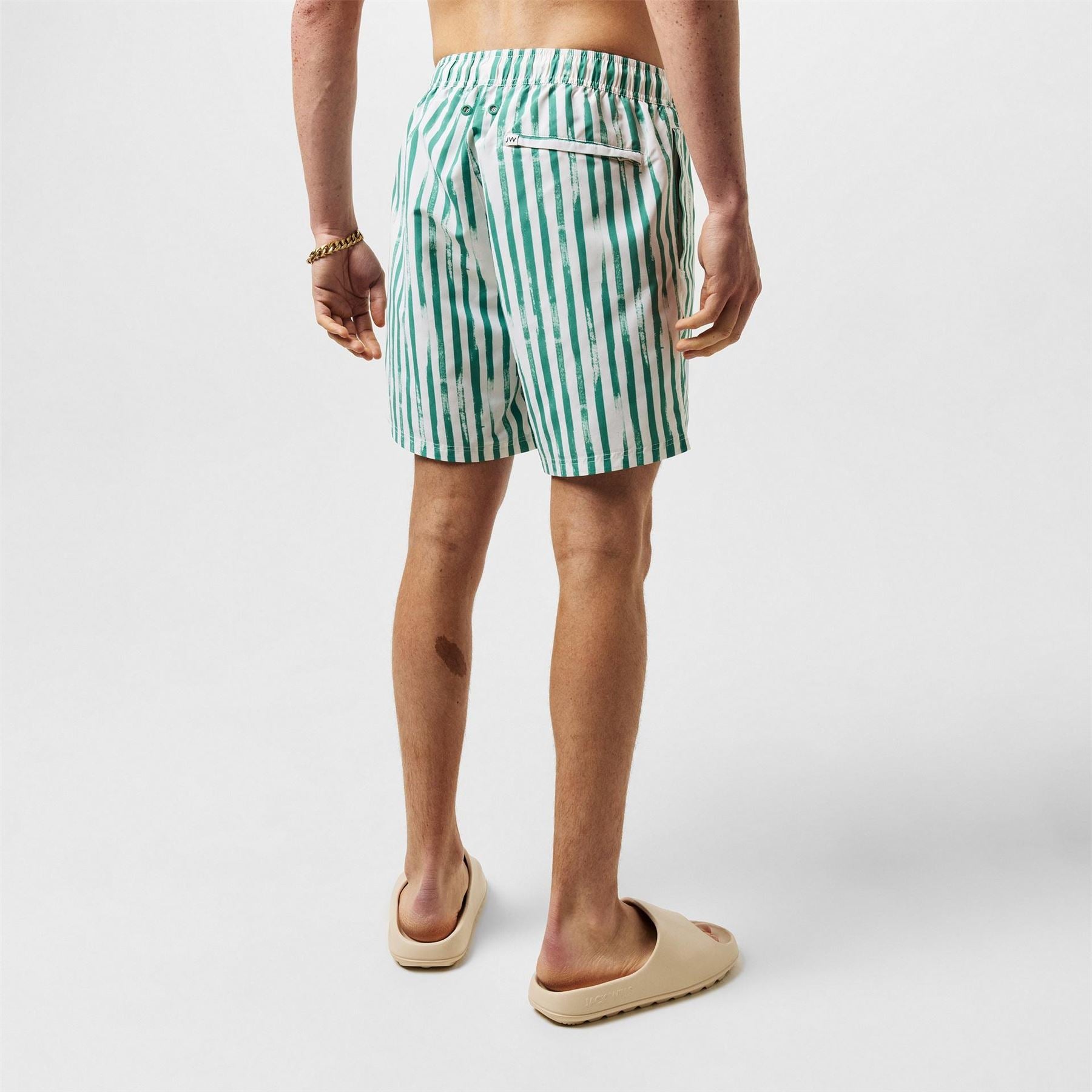 Jack Wills Regular Fit Vertical Stripe Swim Shorts