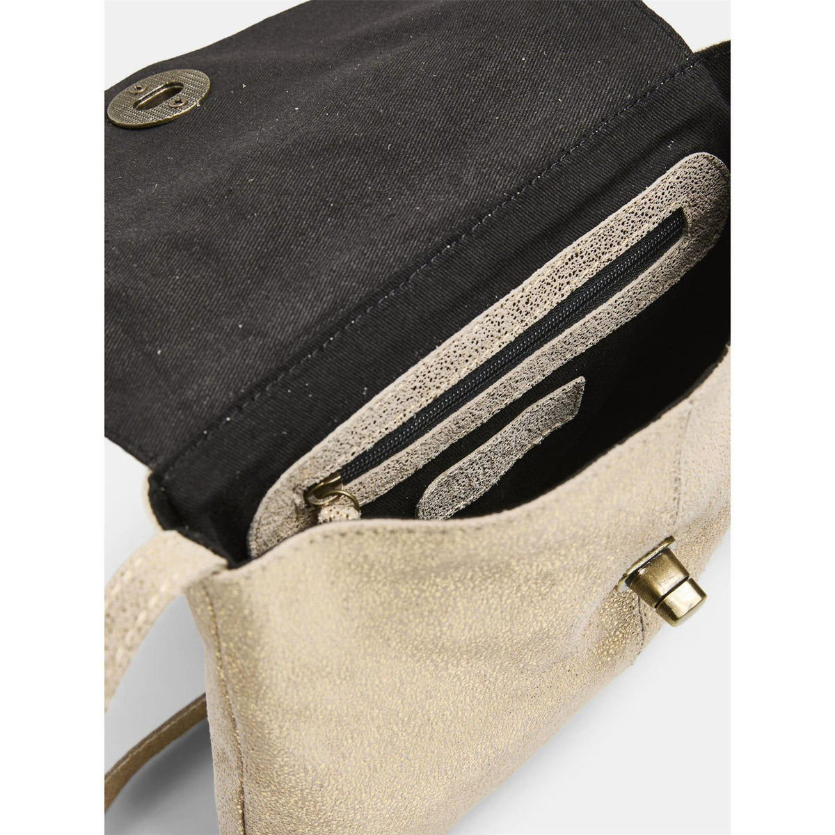 Pieces Totally Large Leather Cross Body Bag
