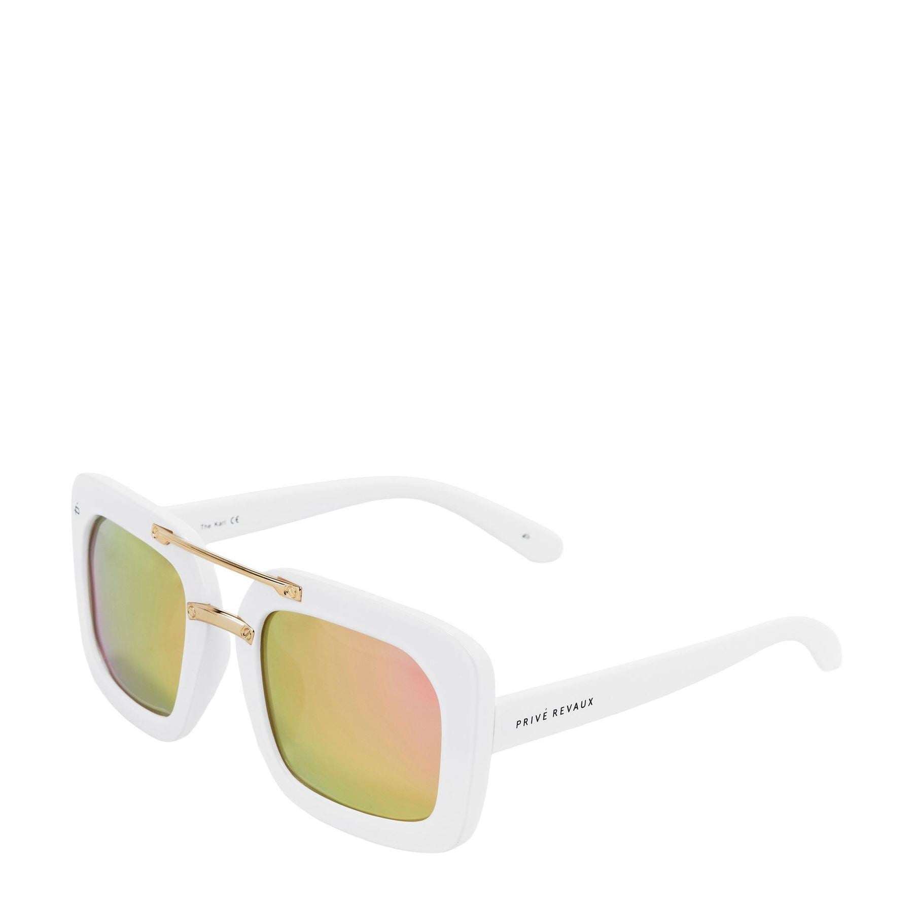 Prive Revaux R The Karl Square Double Bridge Sunglasses