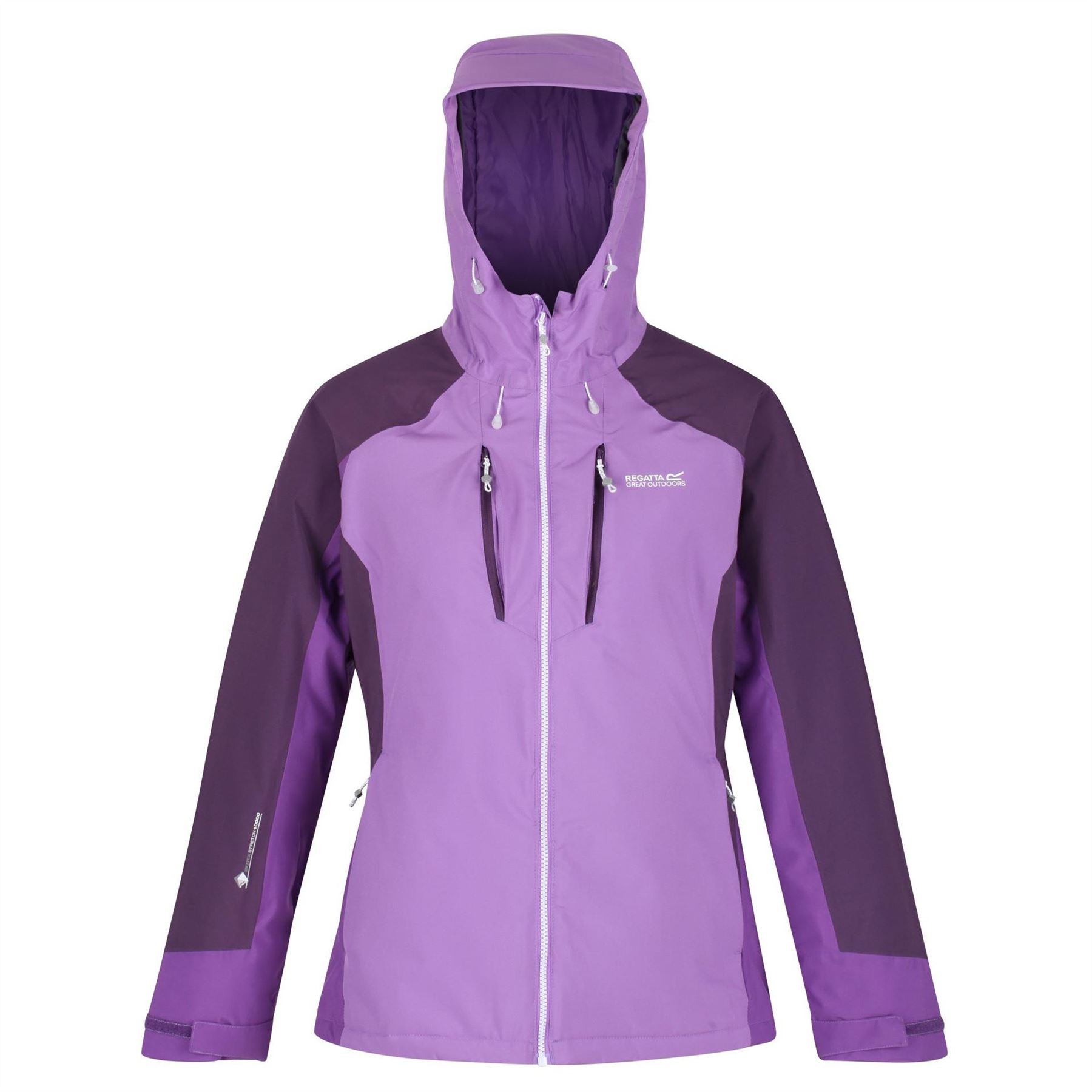 Regatta Highton II Hooded Rain Jacket with Zipped Pocket