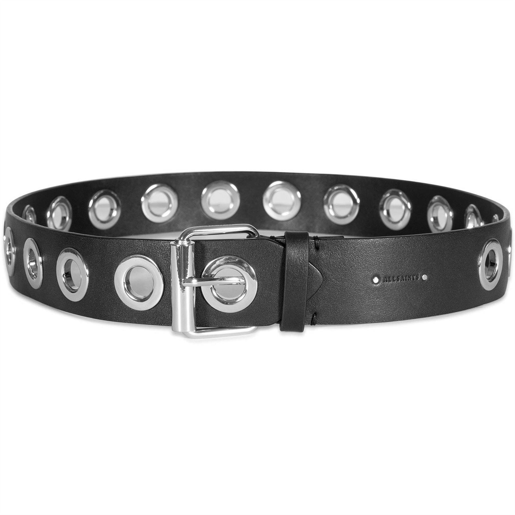 AllSaints 42mm Eyelet Leather Belt