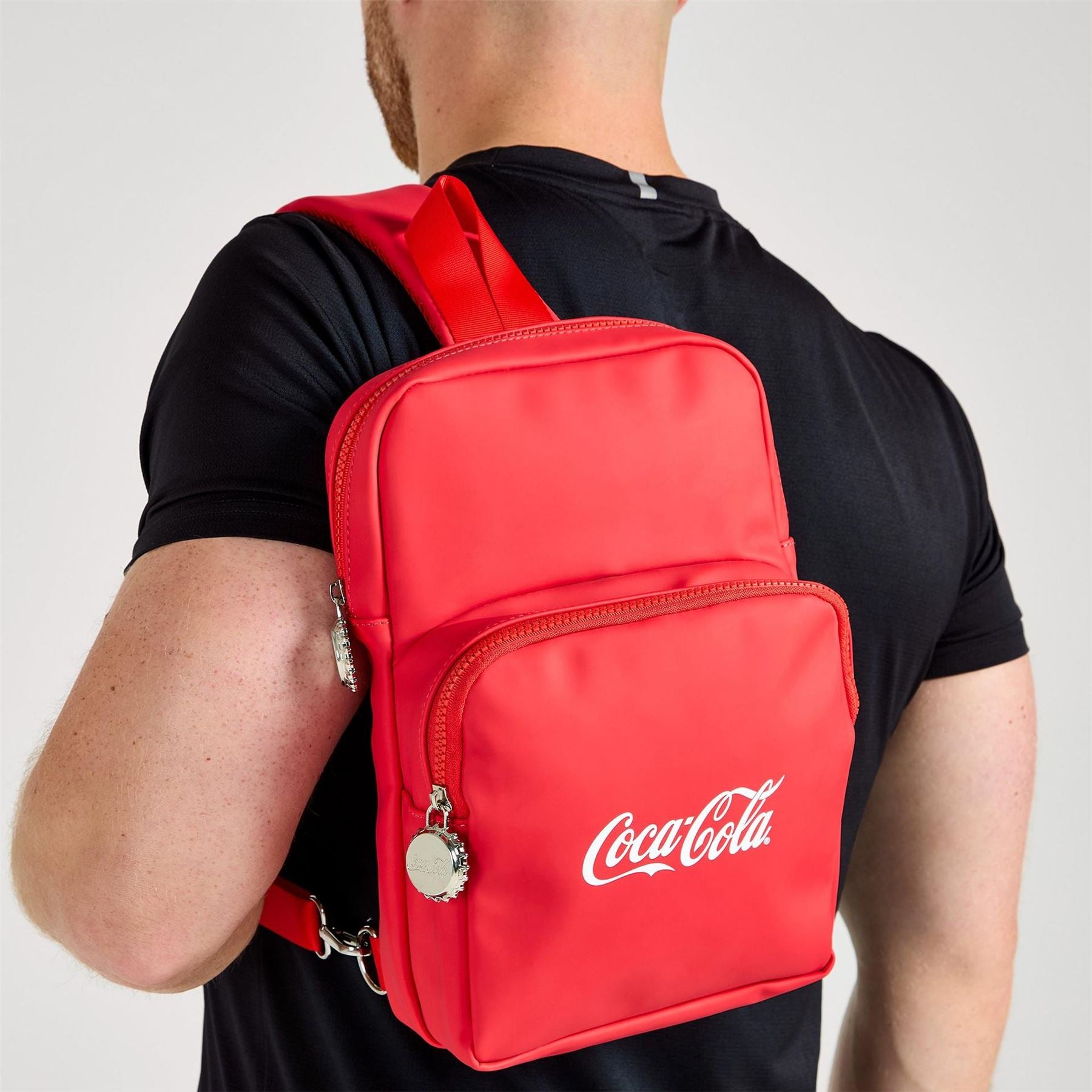 Coca Cola Officially Licensed Lifestyle 3 Point Bag Unisex