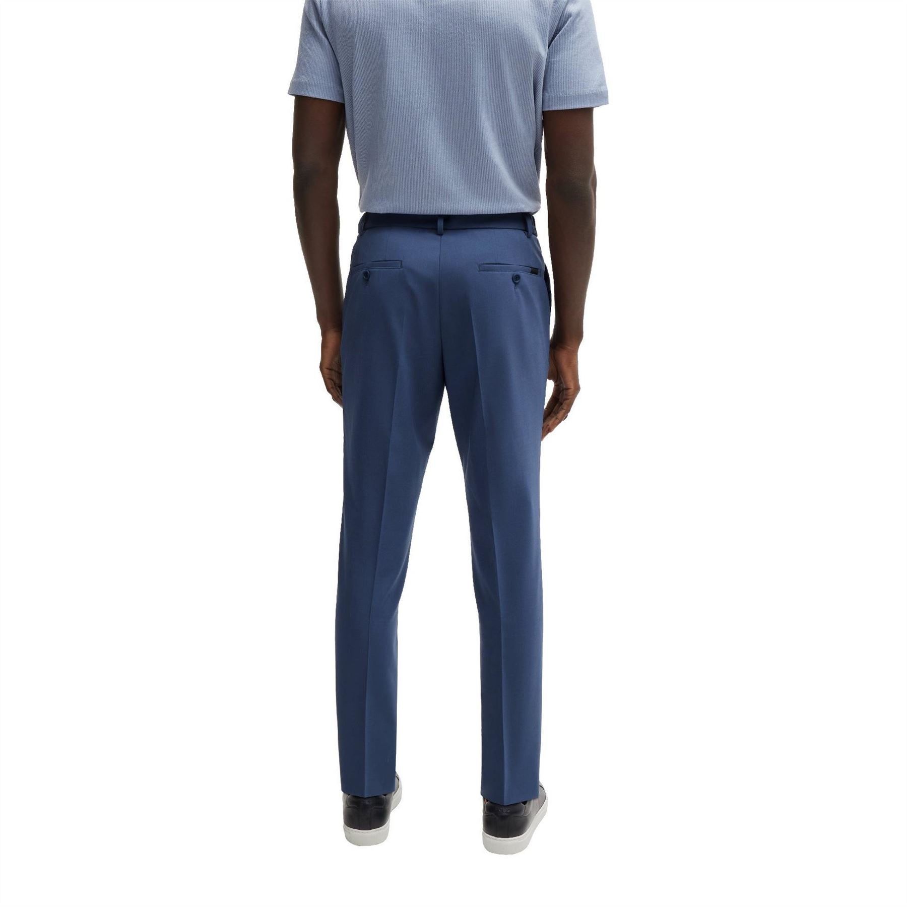 Boss Mens P Genius Cw Wg 243 10251187 01 Straight Leg Trousers