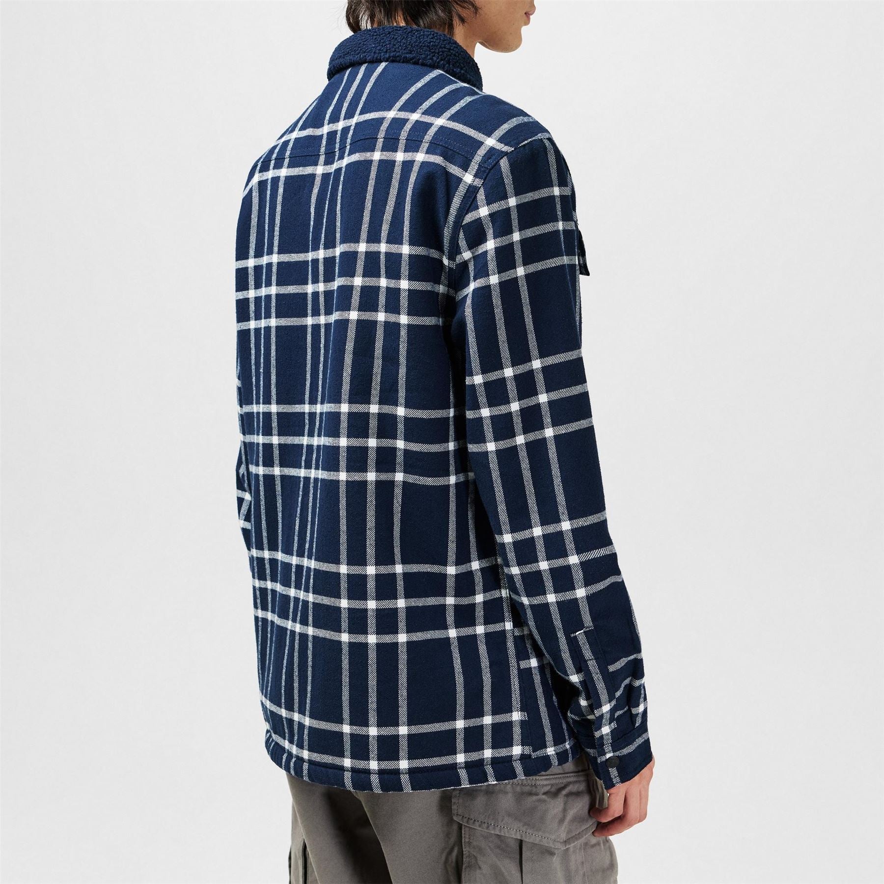 Firetrap Mens Borg Check Overshirt