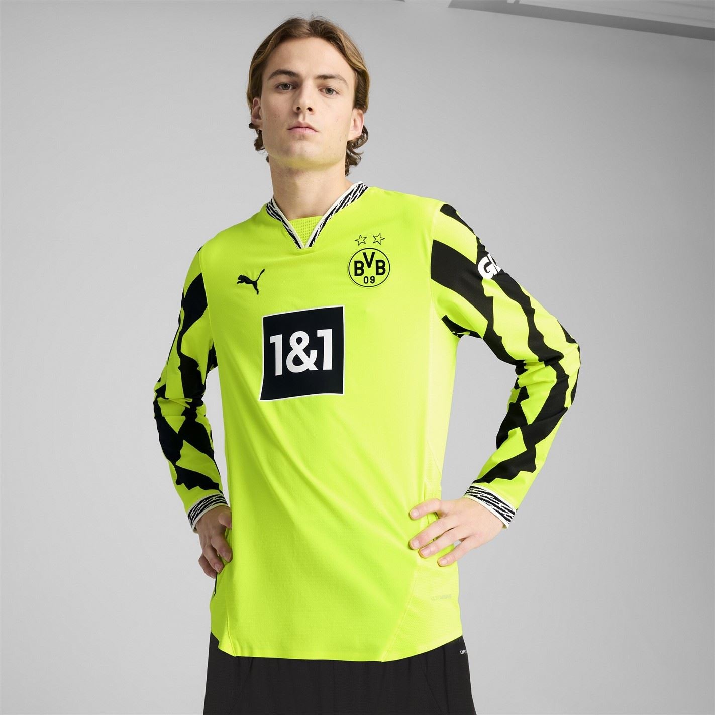 Puma Borussia Dortmund Anniversary Long Sleeve Home Shirt Adults