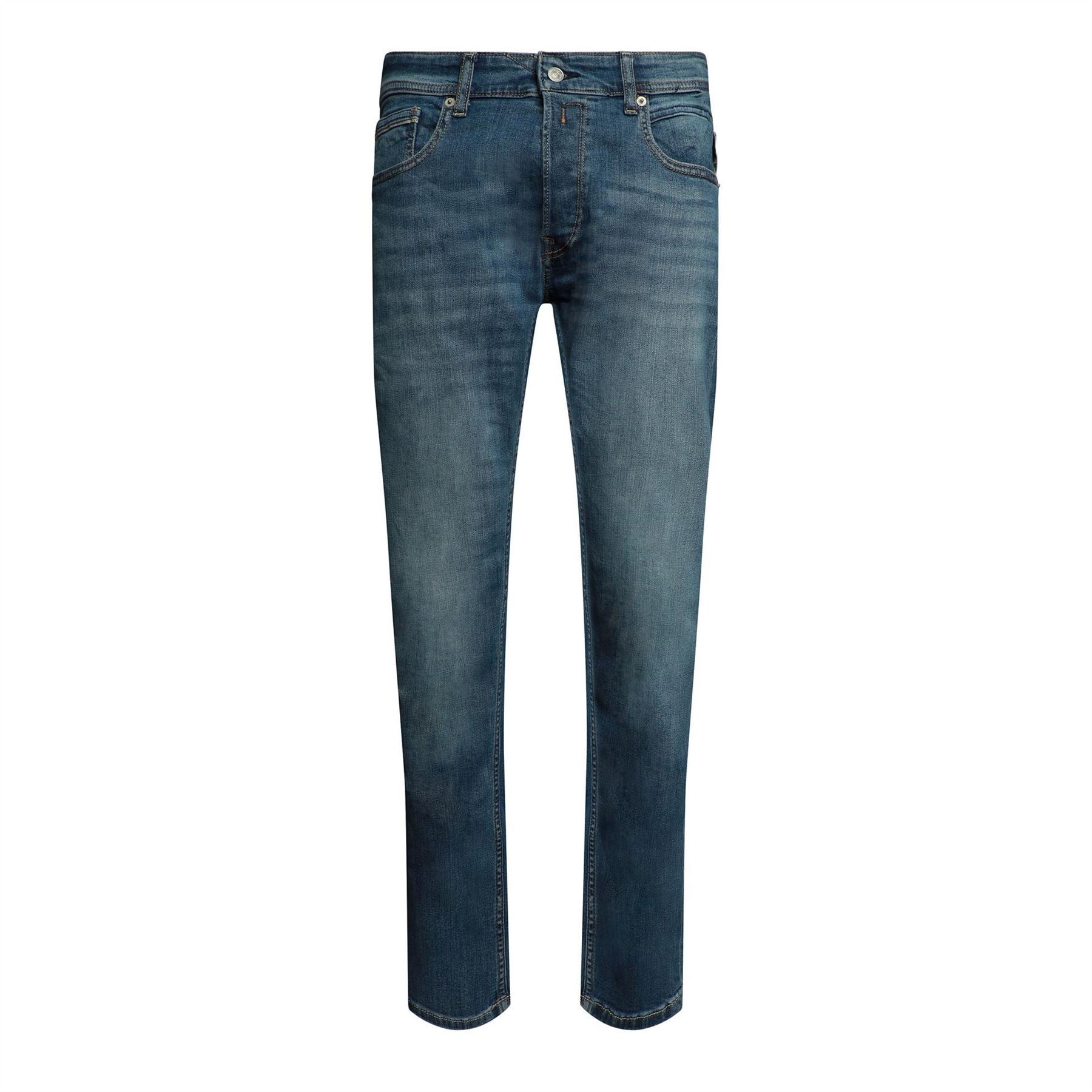 Replay Grover Straight Fit Five Pocket Jeans