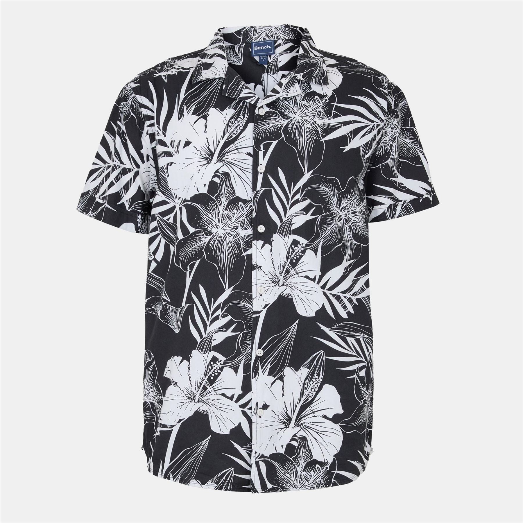 Bench Collared Neck Short Sleeve Regular Fit Shirt