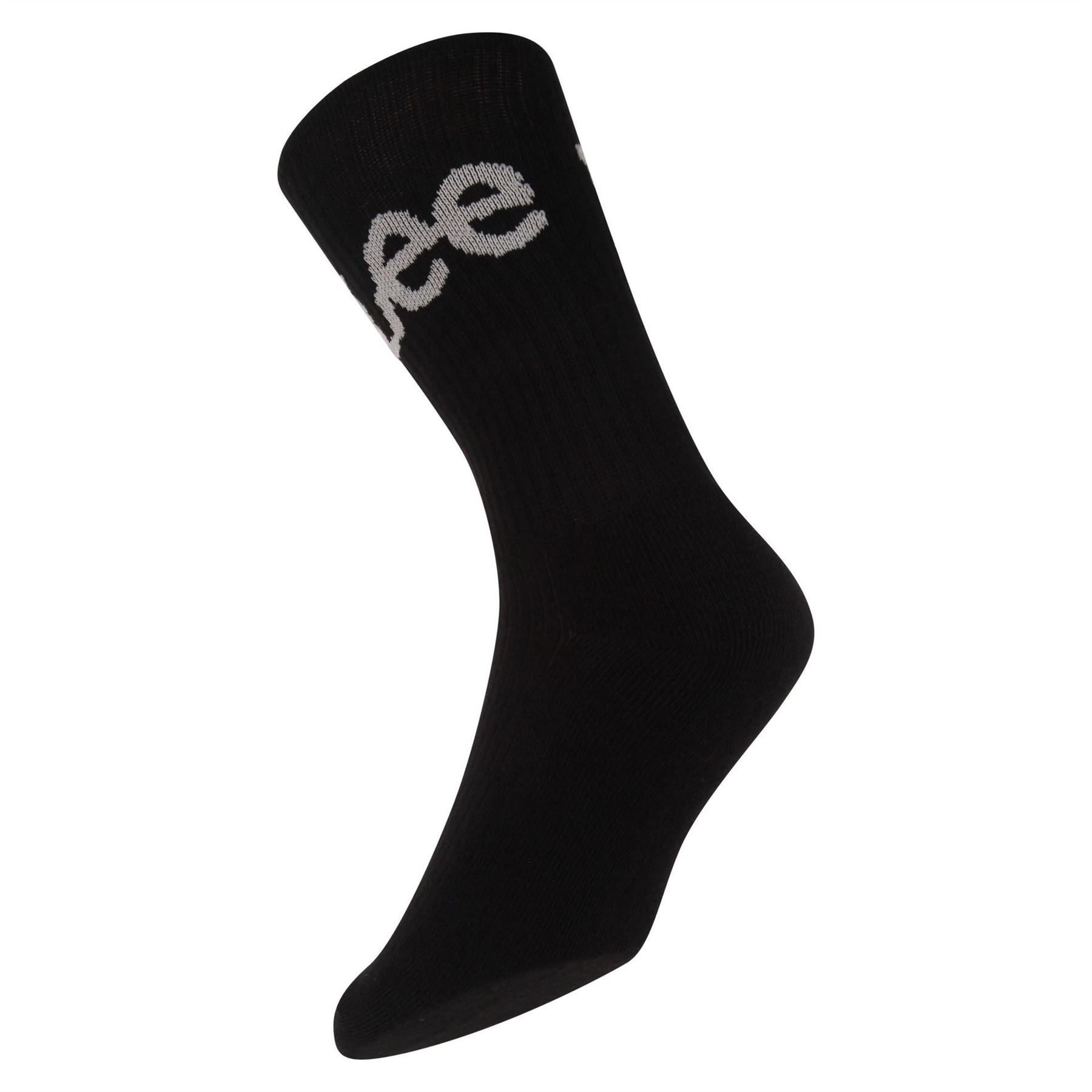 Lee 3 Pack Crorbett Lettering Crew Socks