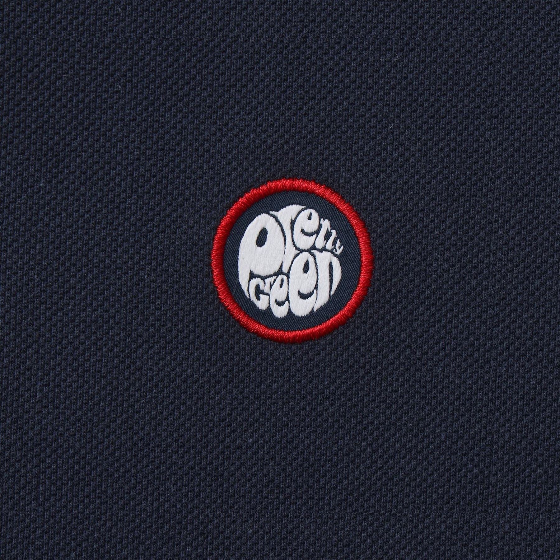 Pretty Green Mens Green Tape Polo