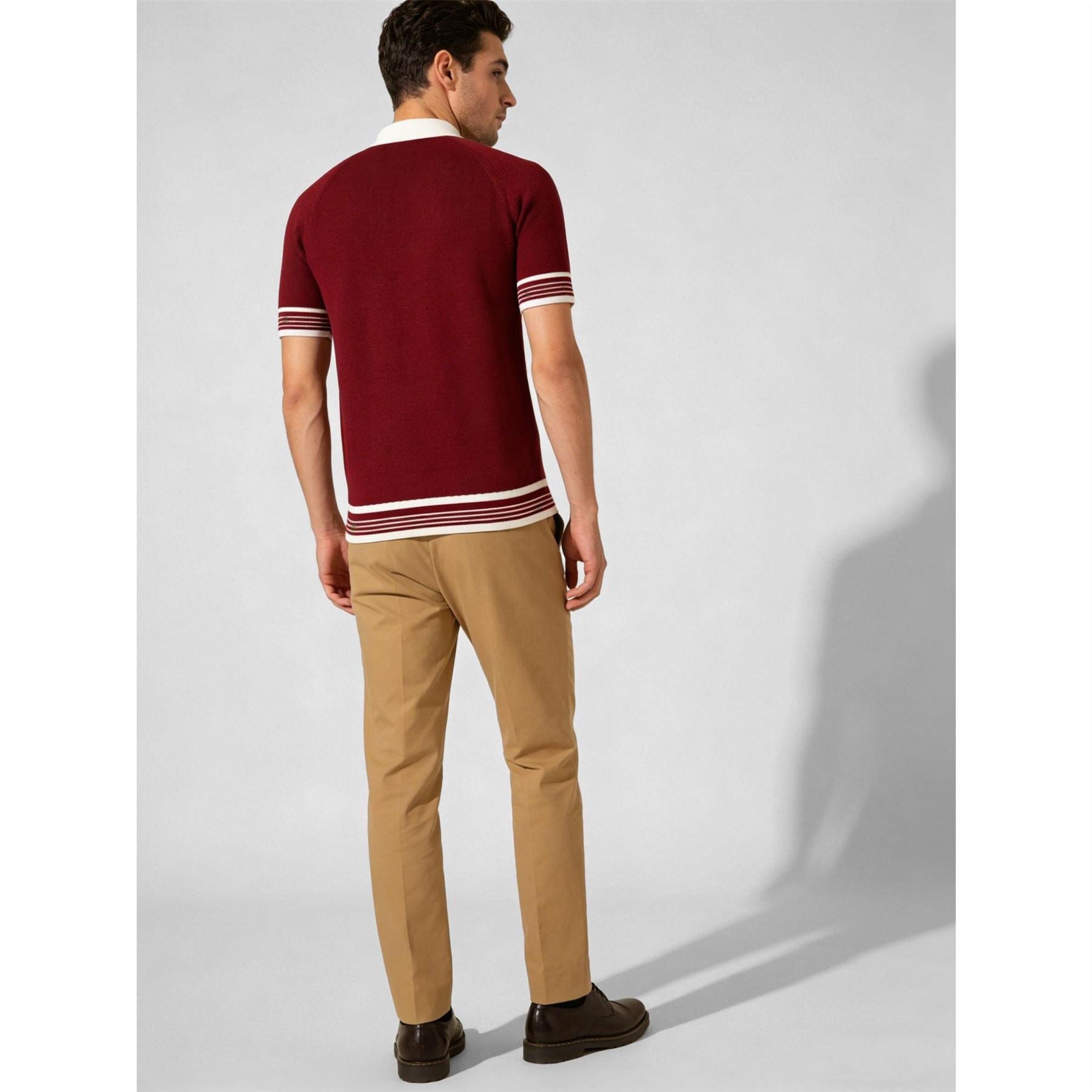 Slazenger Knitted Short Sleeve Polo Shirt