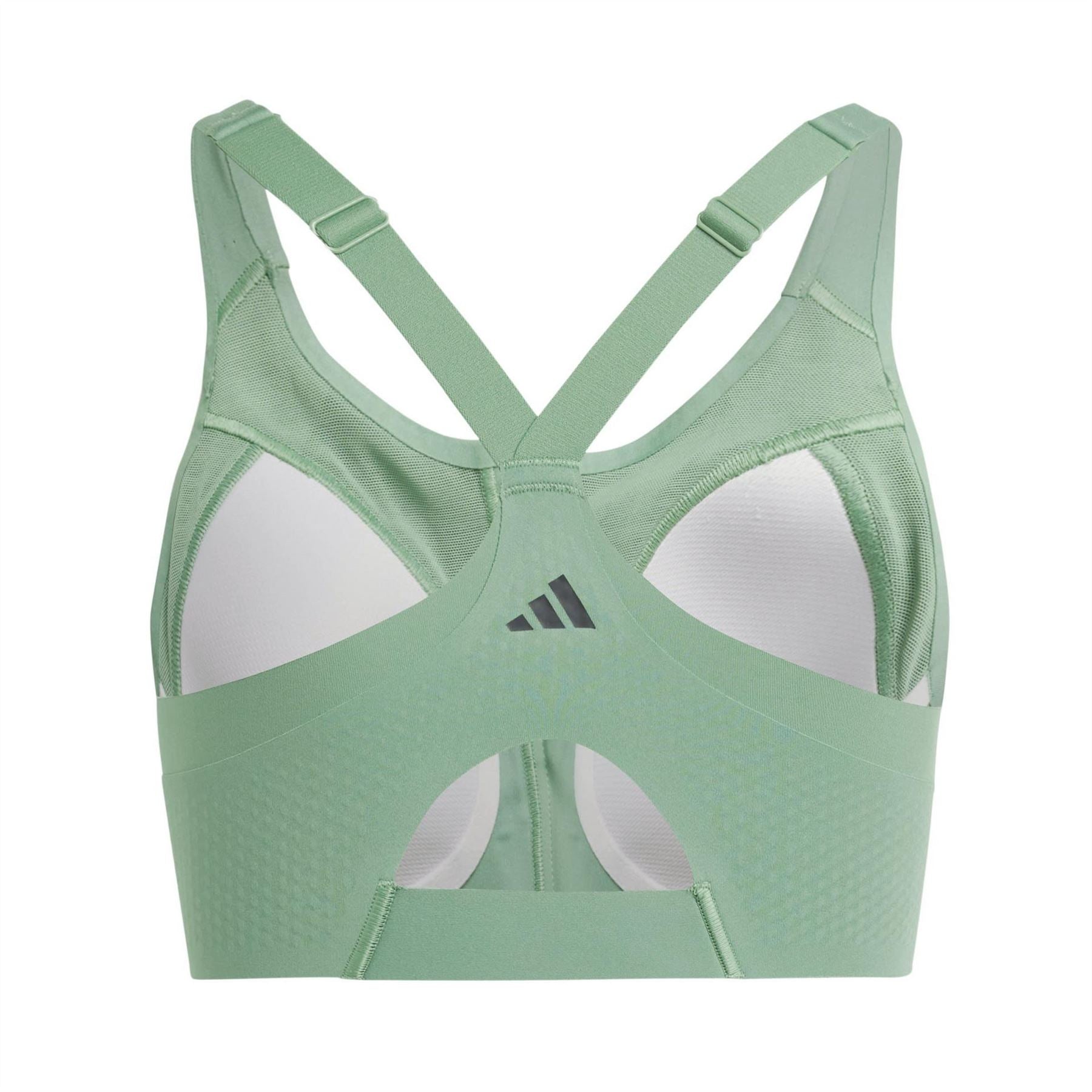 adidas Womens Tlrdim Lux Zip High Impact Sports Bra