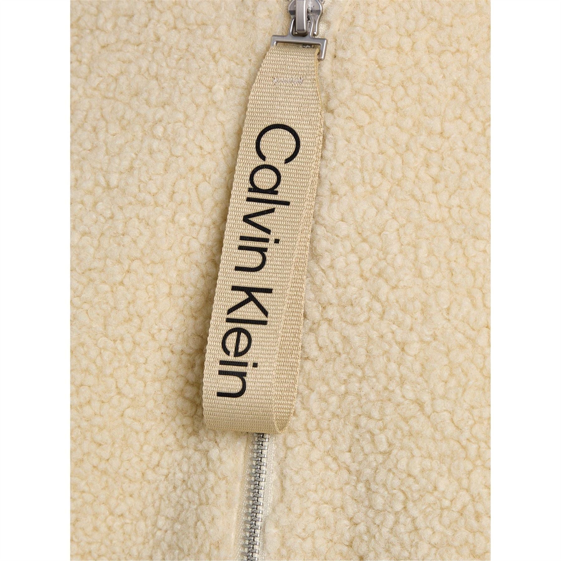 Calvin Klein Jeans Sherpa Recycled Polyester Relaxed Fit Shearling Jacket