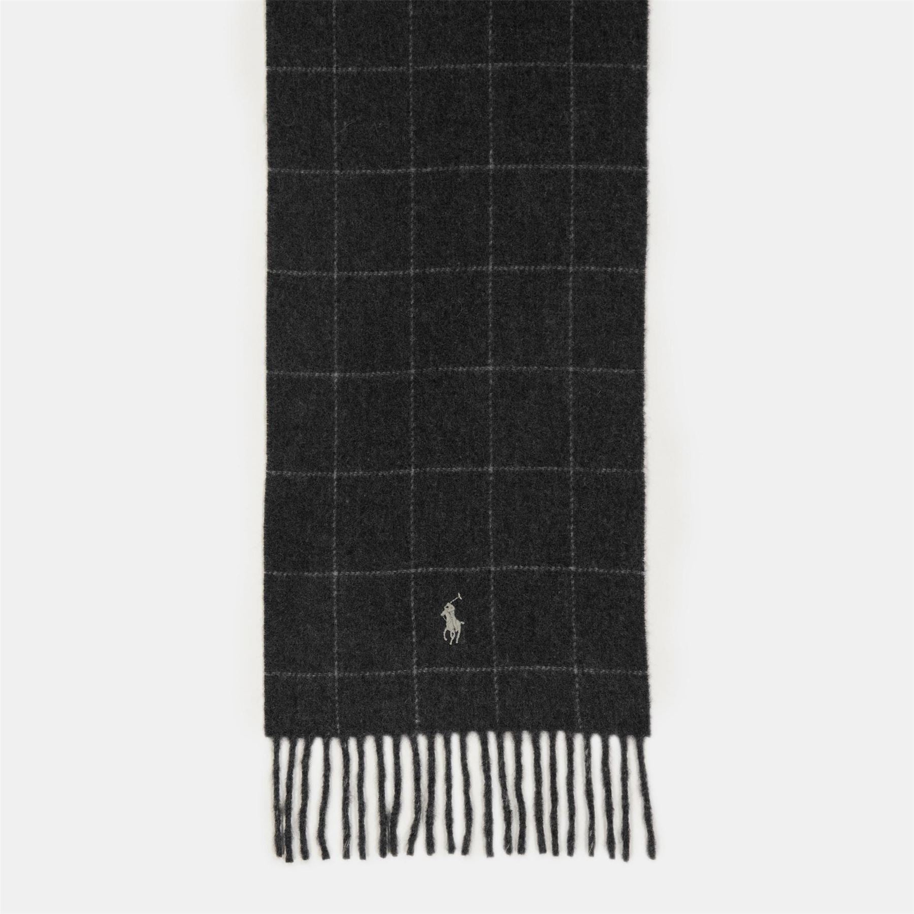 Polo Ralph Lauren Plaid Wool Blend Scarf
