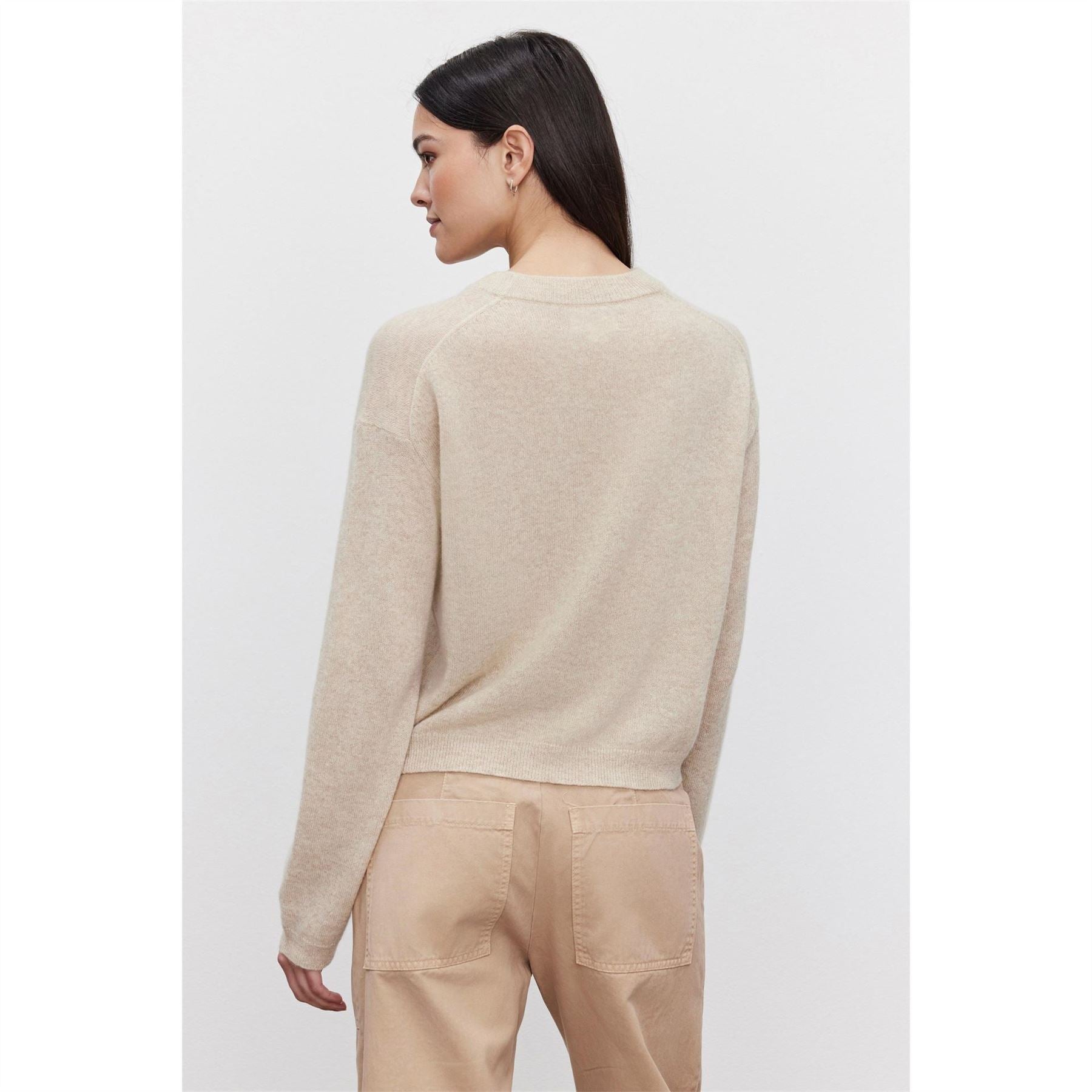 Velvet by Graham and Spencer Regular Fit Crew Neck Long Sleeve Sweater