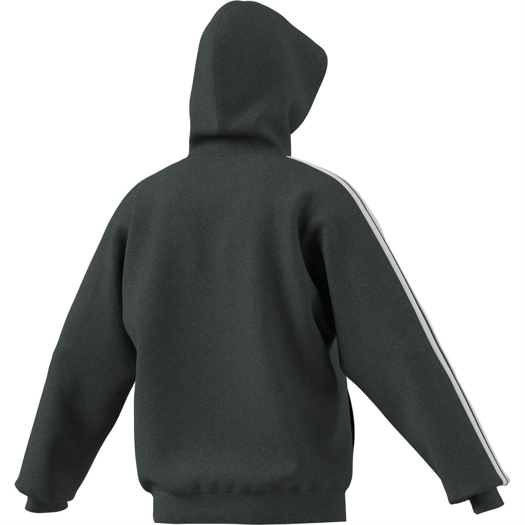 adidas Mens Fleece 3 Stripes Hoodie