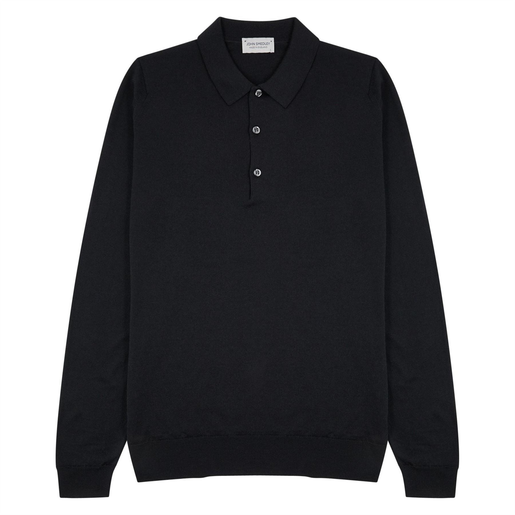 John Smedley Merino Ls Polo
