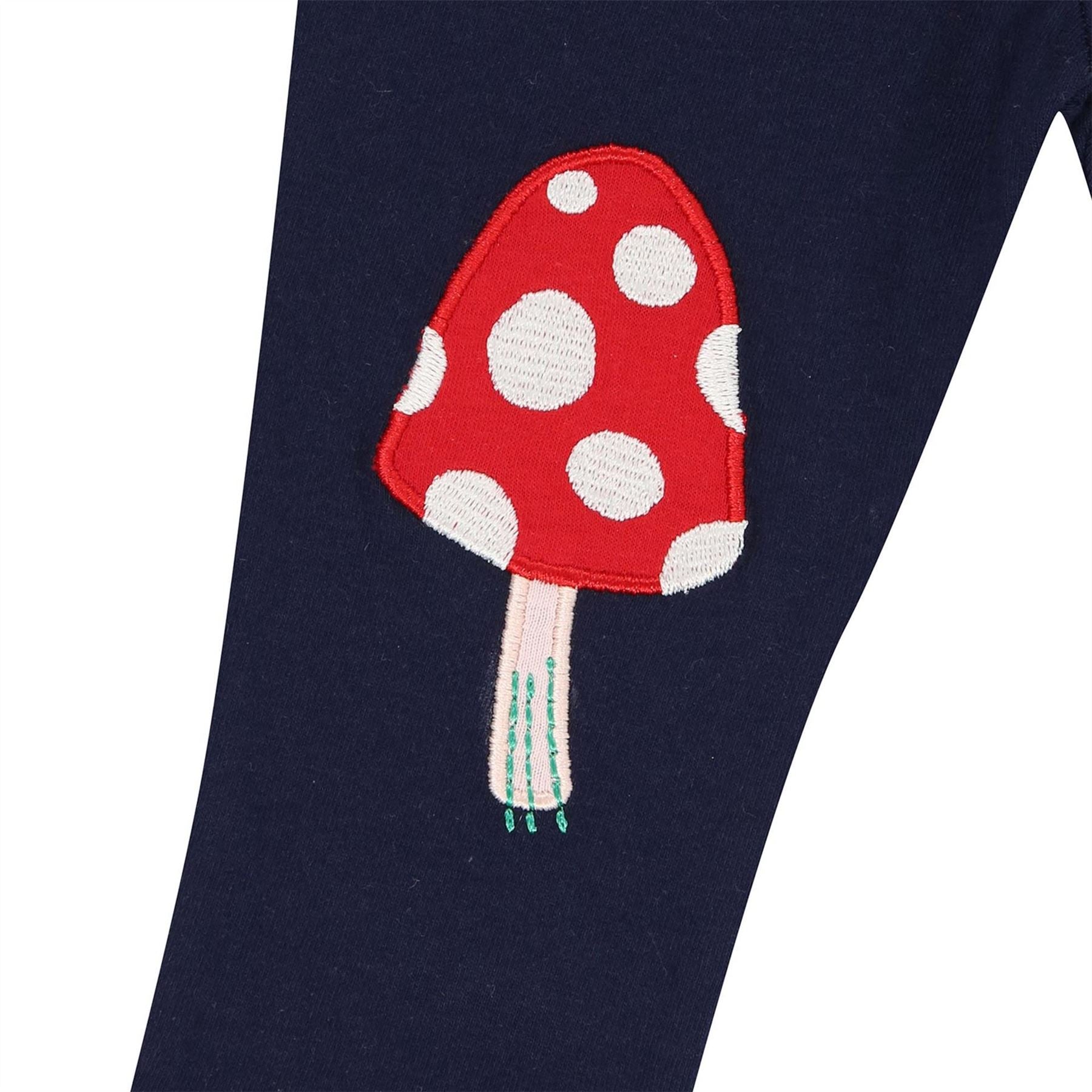 Lilly and Sid App Knee Floral Embroidered Shapewear Leggings