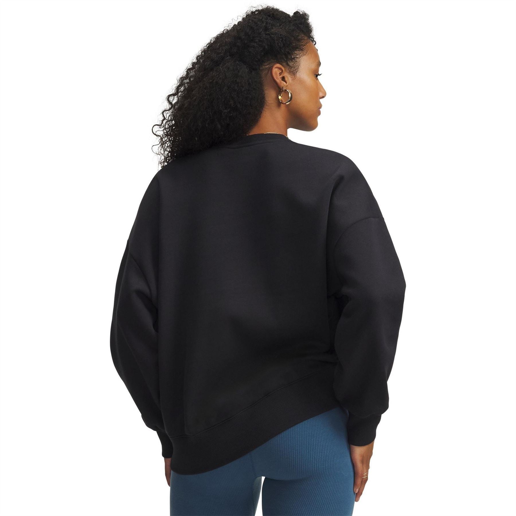 Under Armour Womens Armour Rival Fleece Os Varsity Crew Sweatshirt