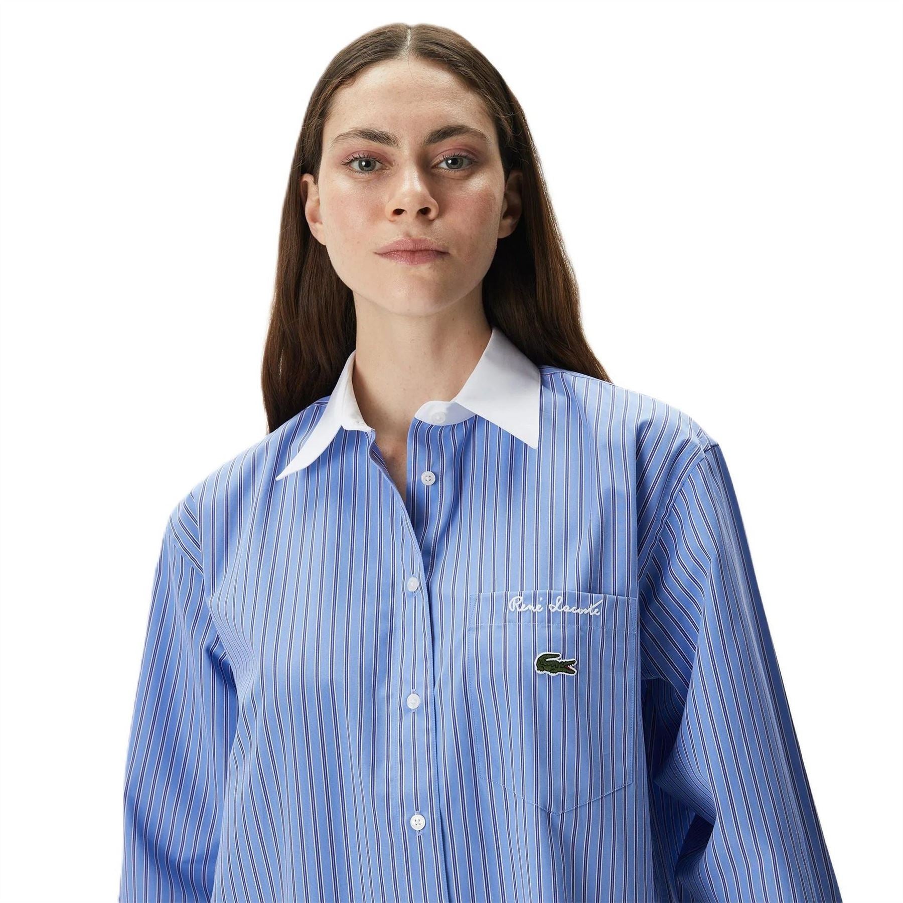 Lacoste Crocodile Print Relaxed Fit Shirt