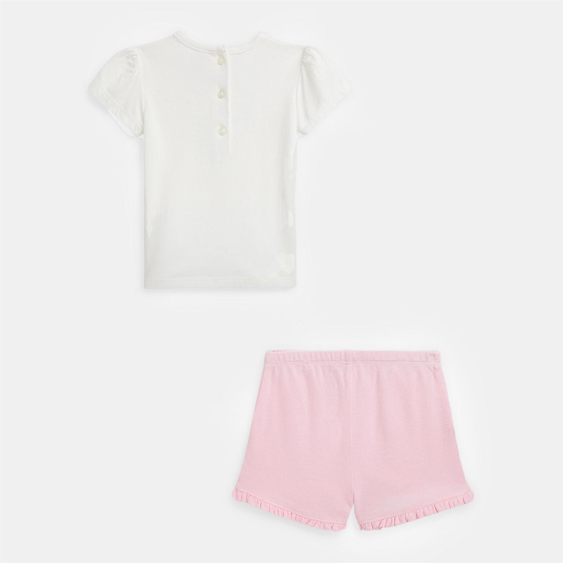 Polo Ralph Lauren Shirt And Short Set Babies