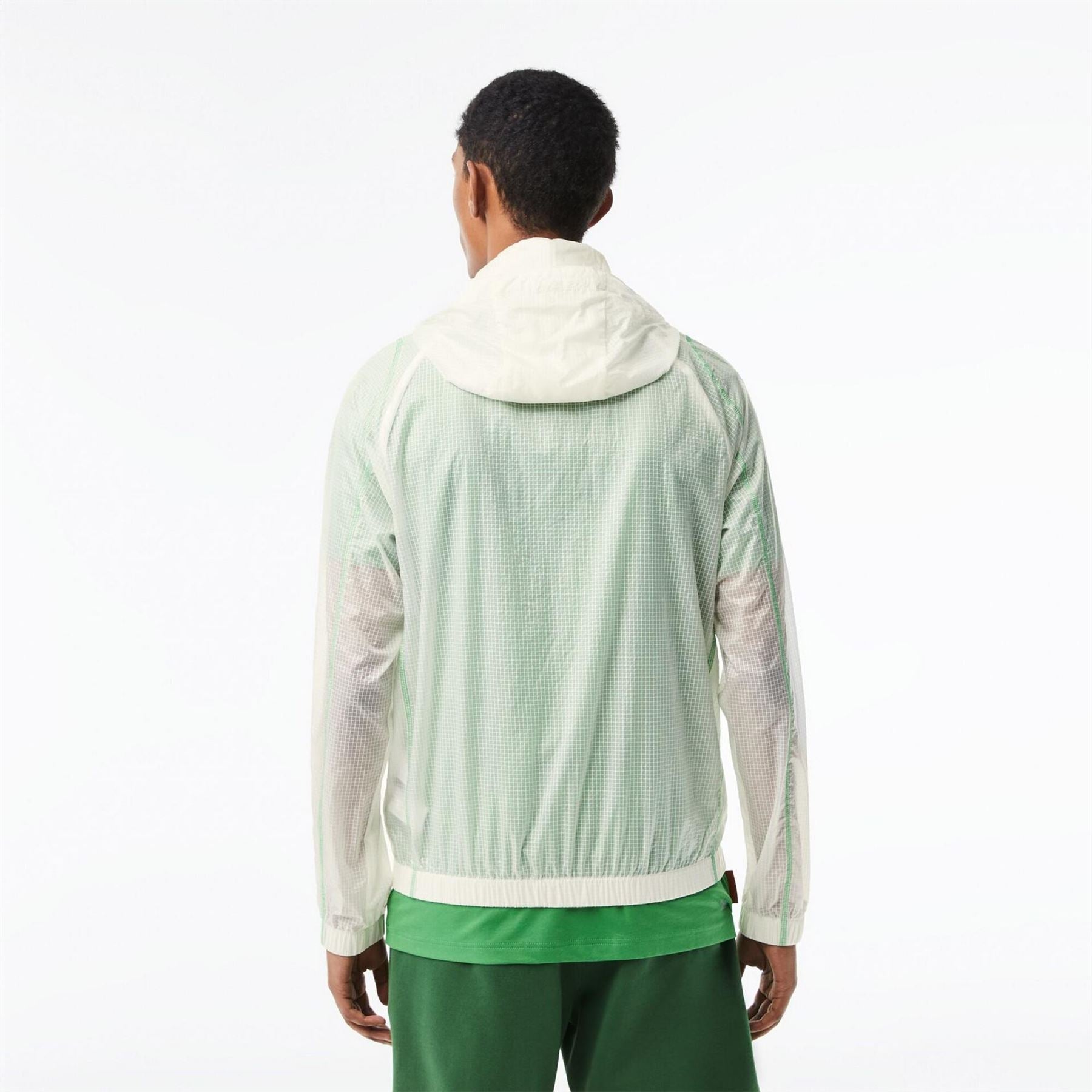 Lacoste Roland Garros Lightweight Half Zip Rain Anorak