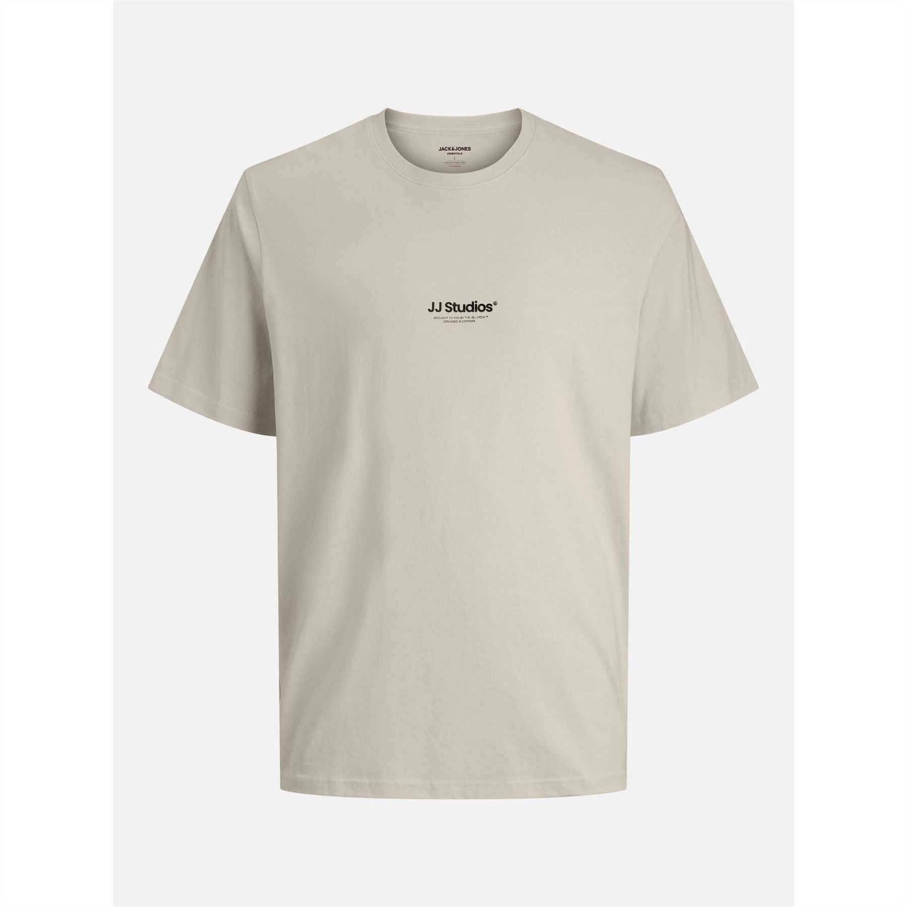 Jack and Jones Soho Logo Print Crew Neck Short Sleeve Jersey T-Shirt