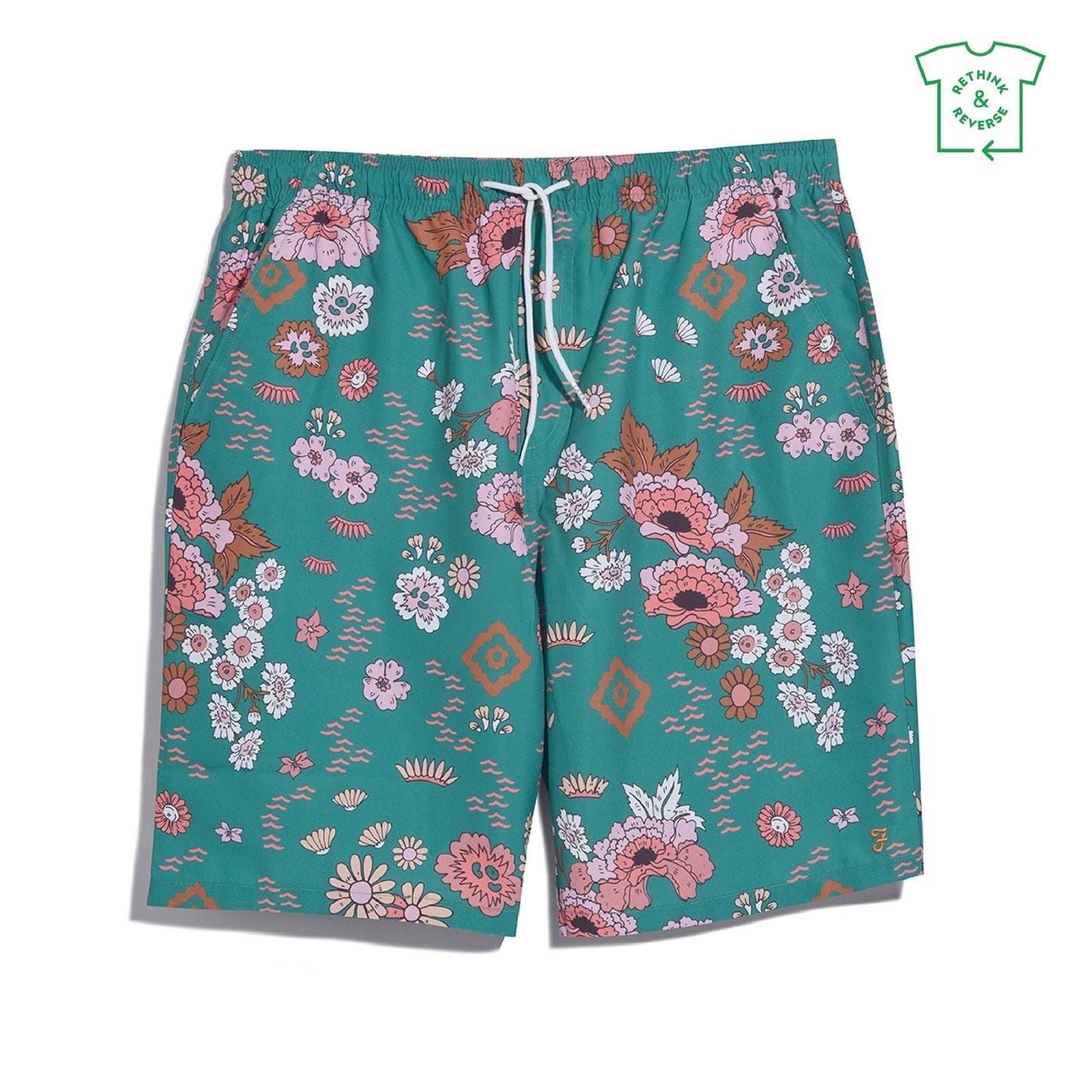 Farah Colbert Floral Swim Shorts