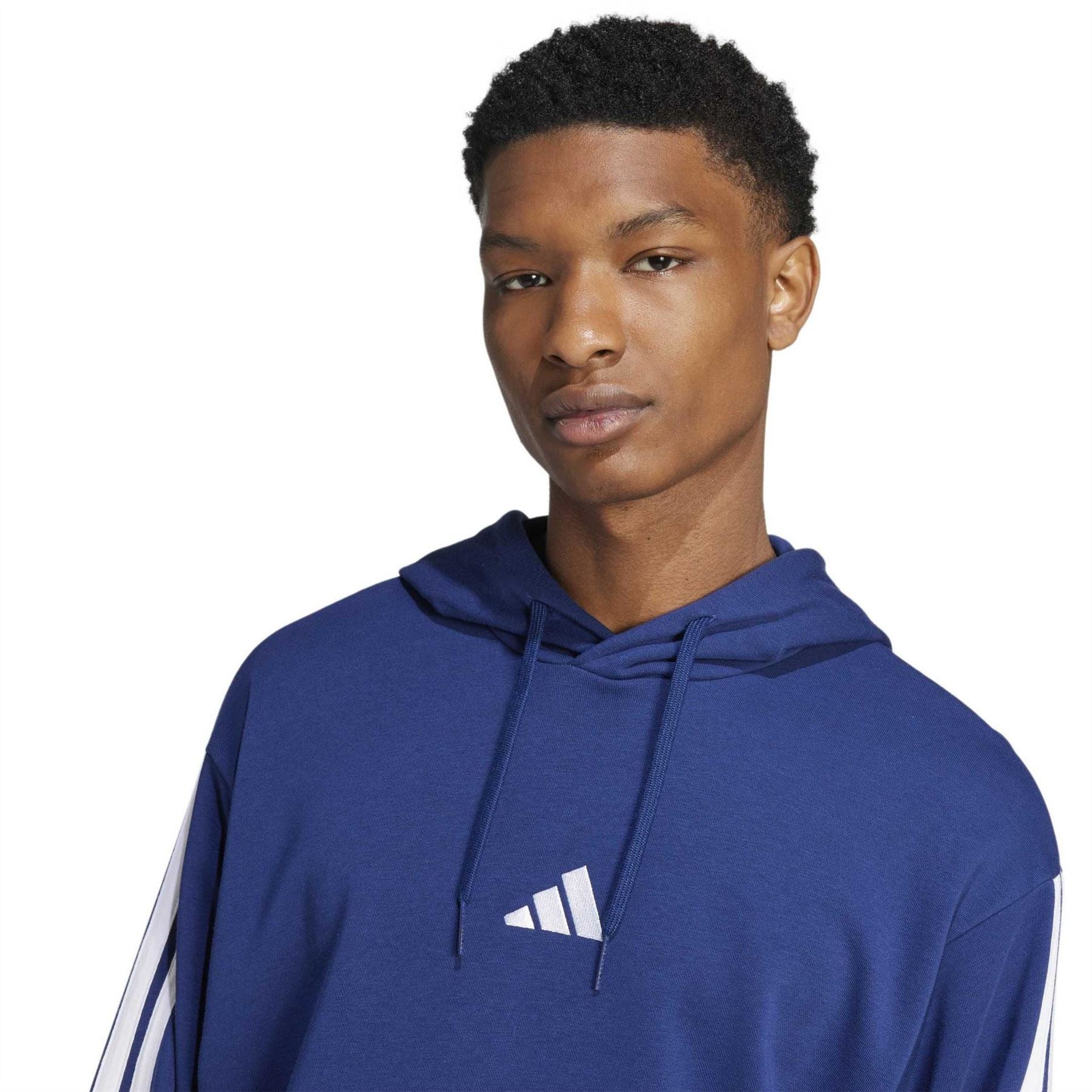 adidas Hooded Neck Long Sleeve Relaxed Fit Sweatshirt