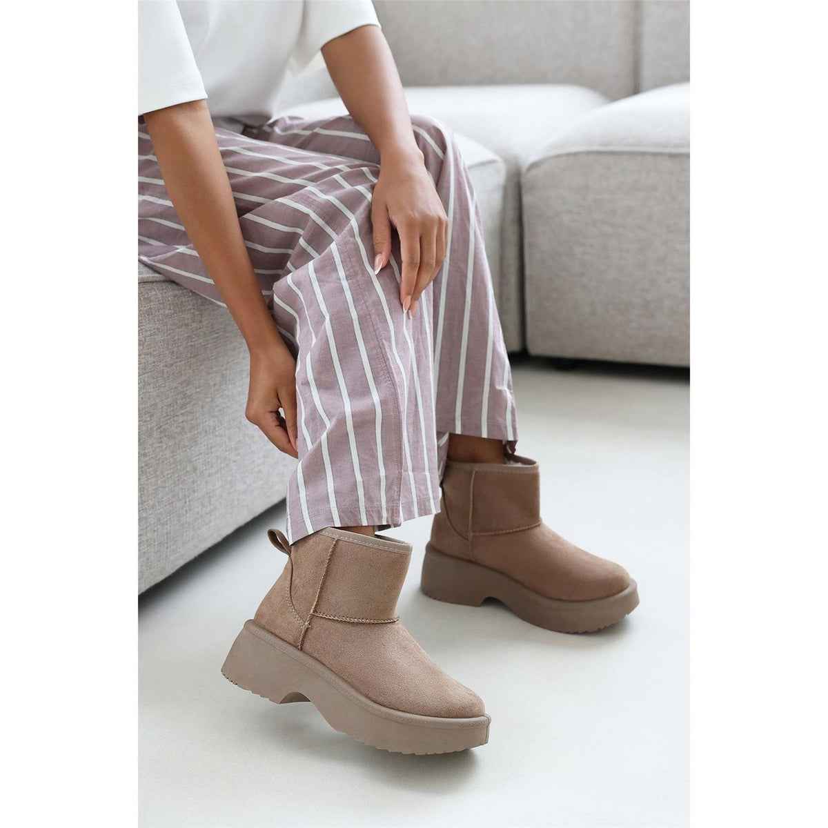 Wheres That From Platform High Heel Closed Toe Boots