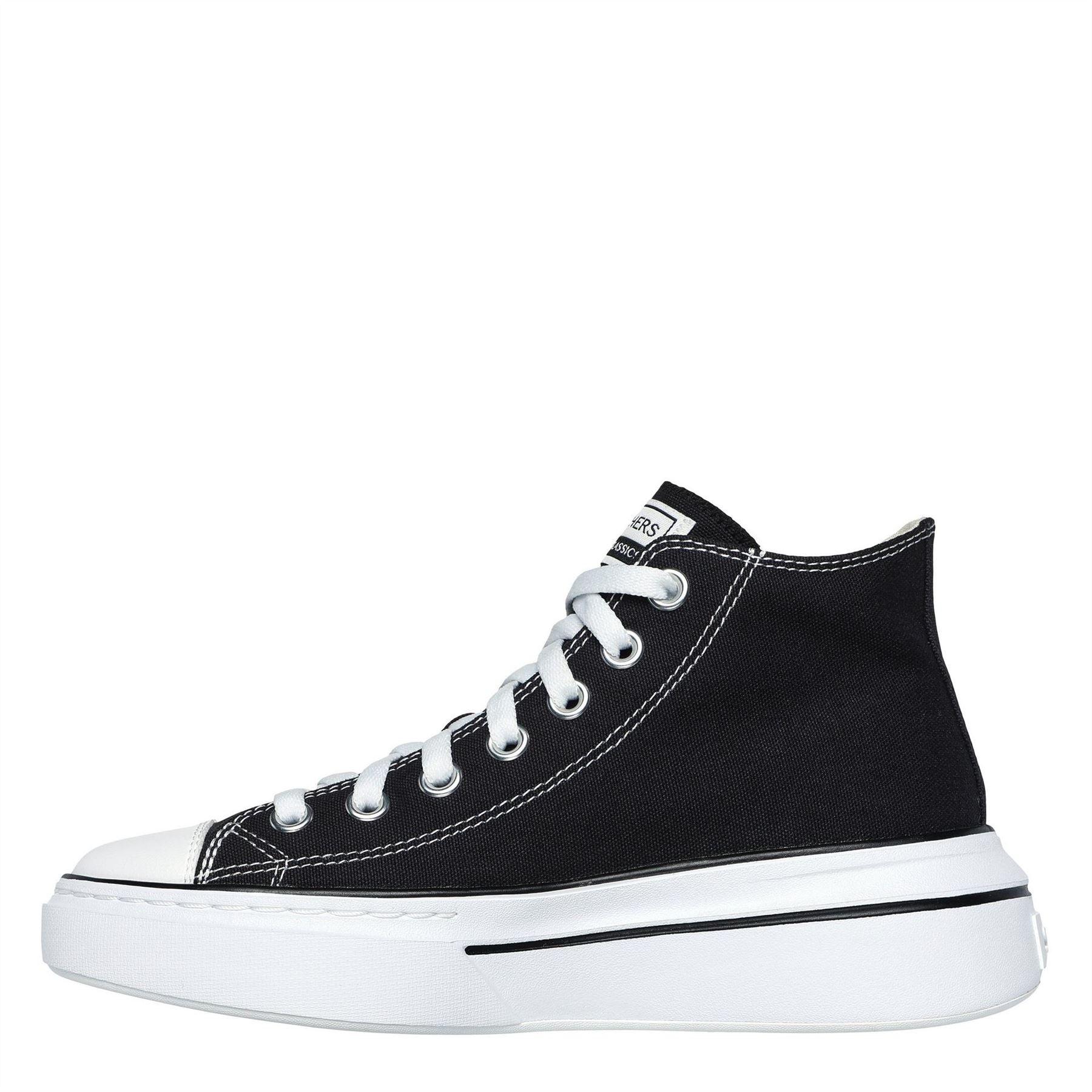 Skechers Womens Mid Top Lace Up W Air Cooled Low Top Trainers