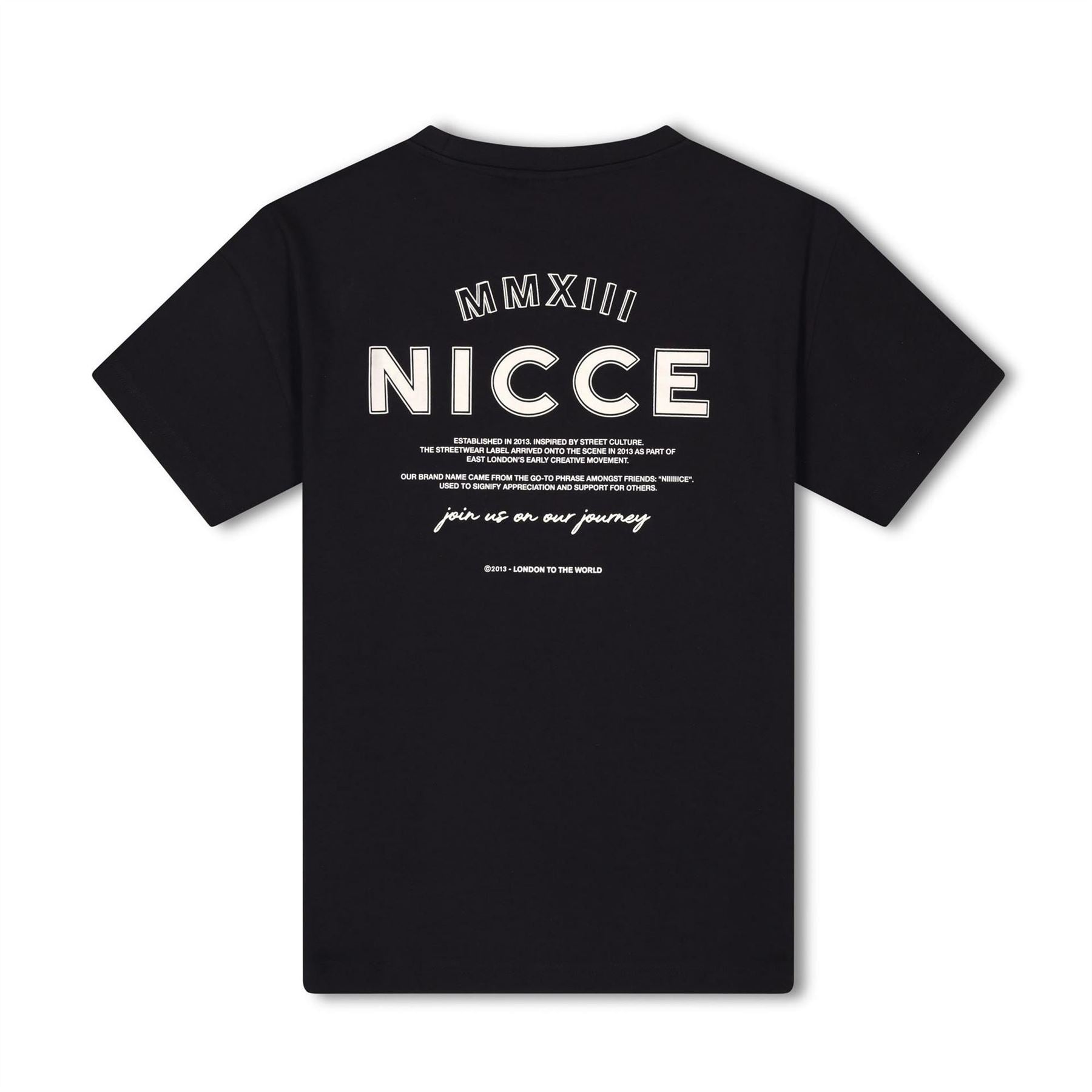 Nicce Crew Neck Short Sleeve Boyfriend T-Shirt