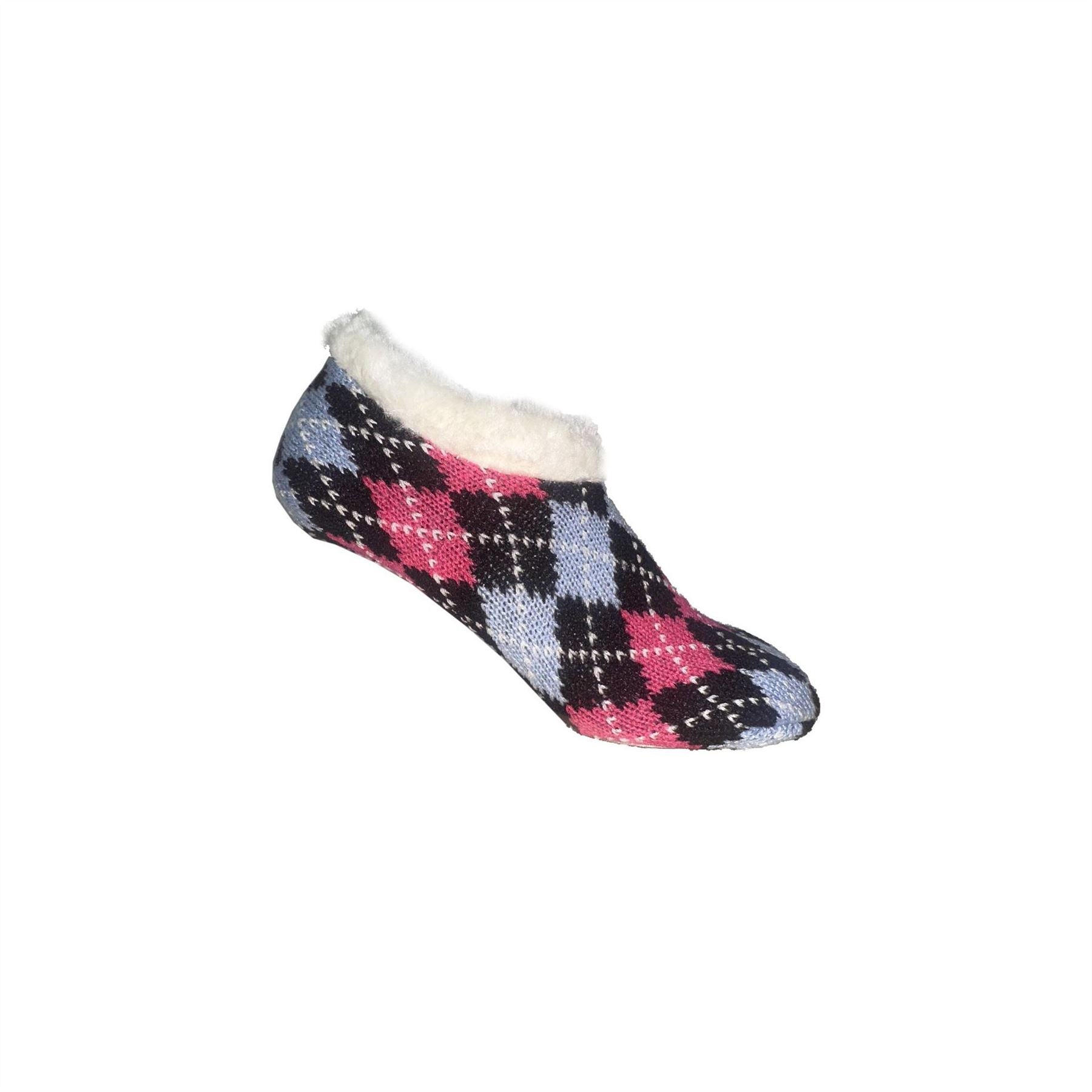 Miso Christmas Jacquard Machine Washable Slipper Socks