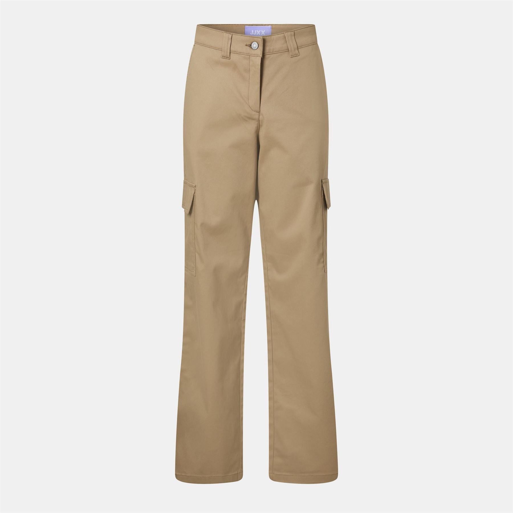 JJXX Solid Patterned Straight Cargo Pants