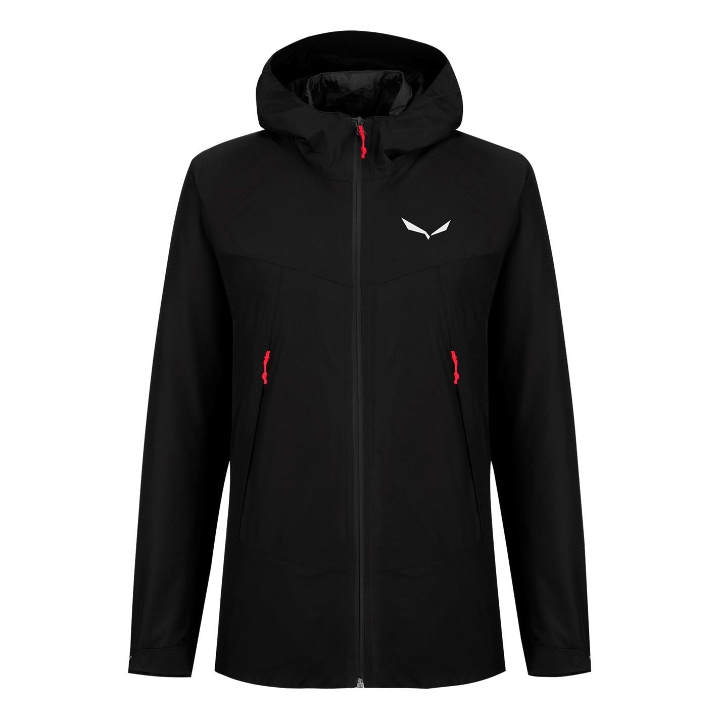 Salewa Tall Grey Hooded Windbreaker Jacket