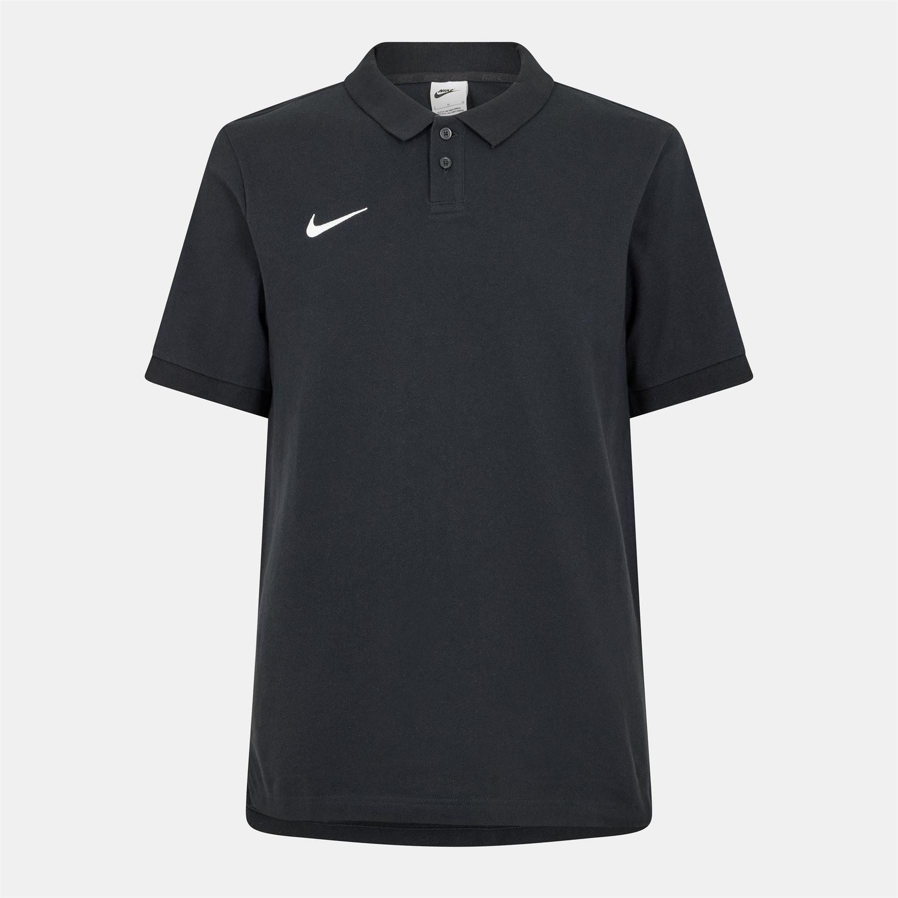 Nike Button Placket Collared Neck Short Sleeve Polo Shirt